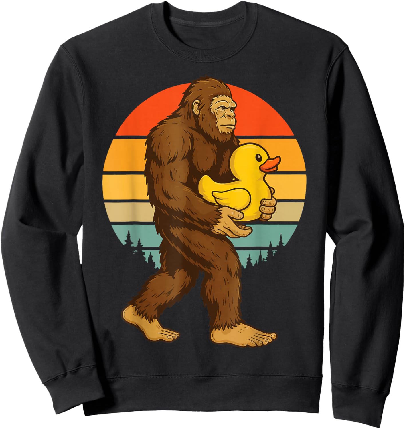 Bigfoot Rubber Duck Sweatshirt - Sweatshirt | Black