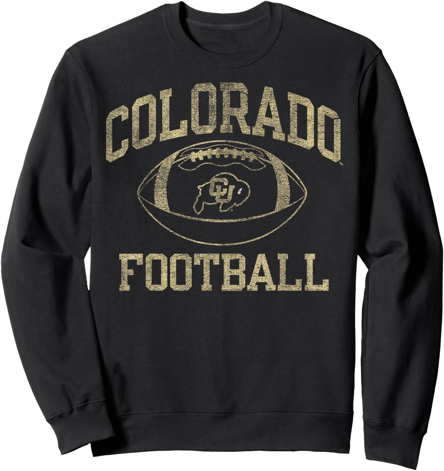Colorado Buffaloes Football Intensity Black Sweatshirt - Sweatshirt | Black