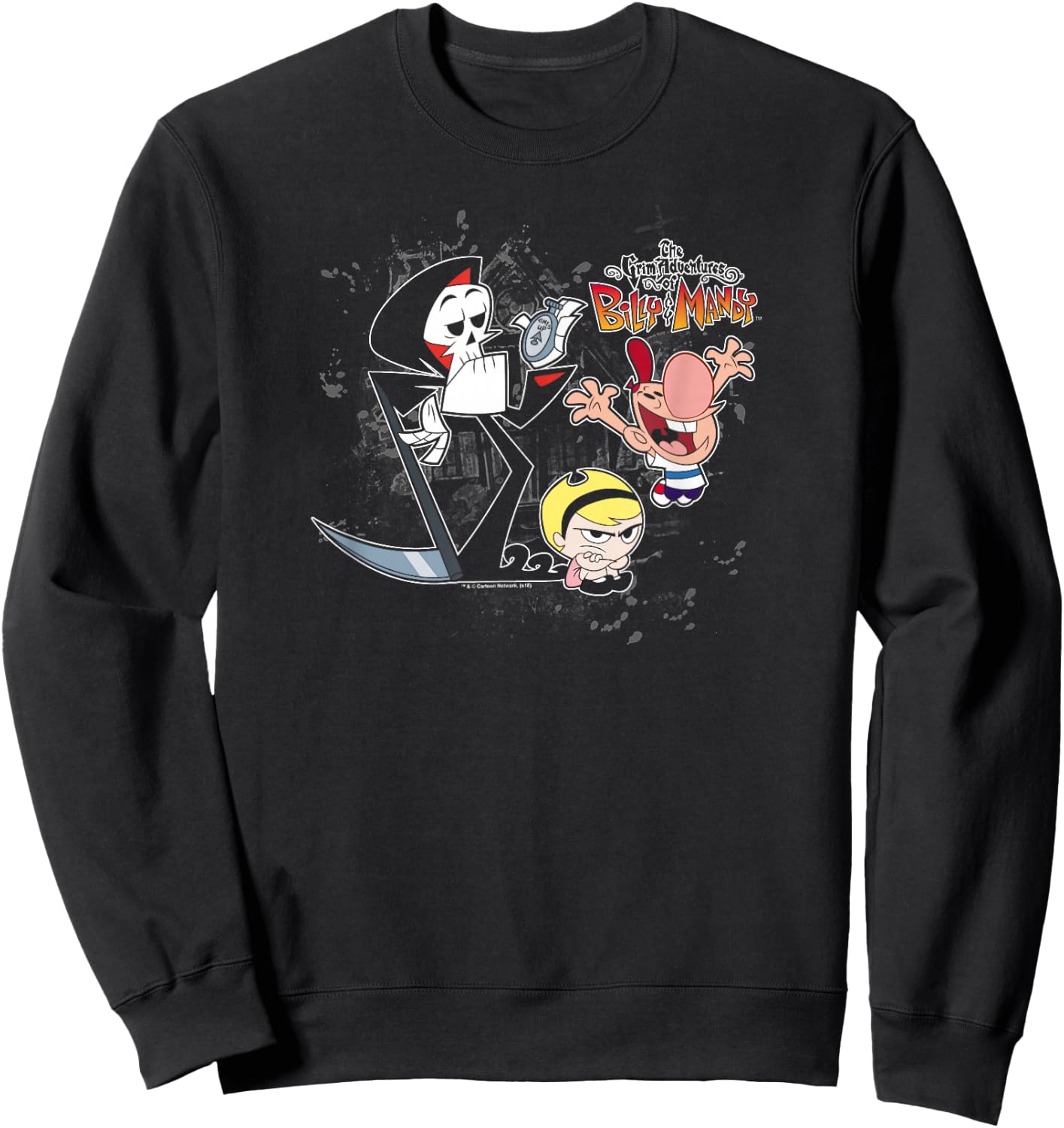 The Grim Adventures of Billy & Mandy Splatter Cast Sweatshirt - Sweatshirt | Black