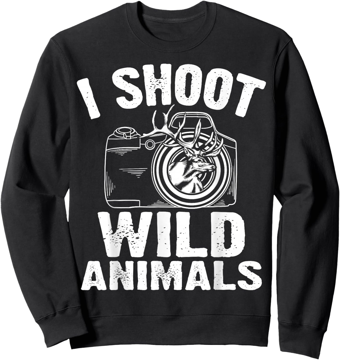 Cool Photography Gift Men Women Funny Wildlife Photographer Sweatshirt - Sweatshirt | Black