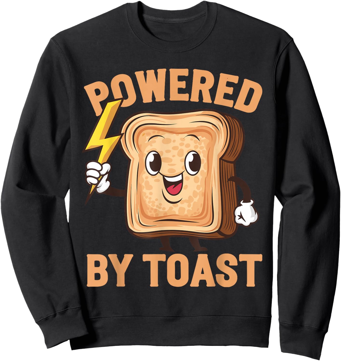 Powered By Toast Sweatshirt - Sweatshirt | Black