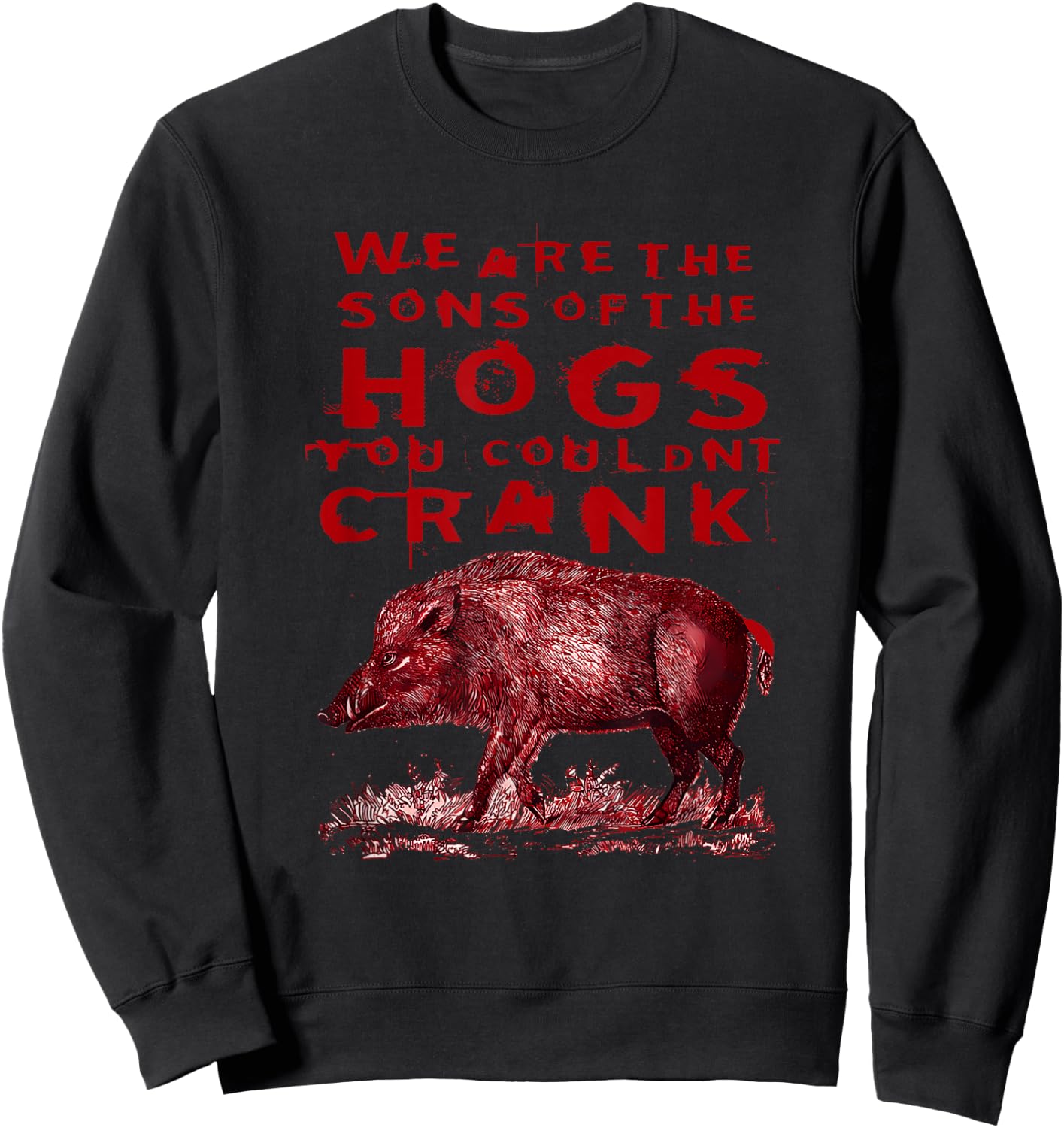 Funny design Sweatshirt - Sweatshirt | Black