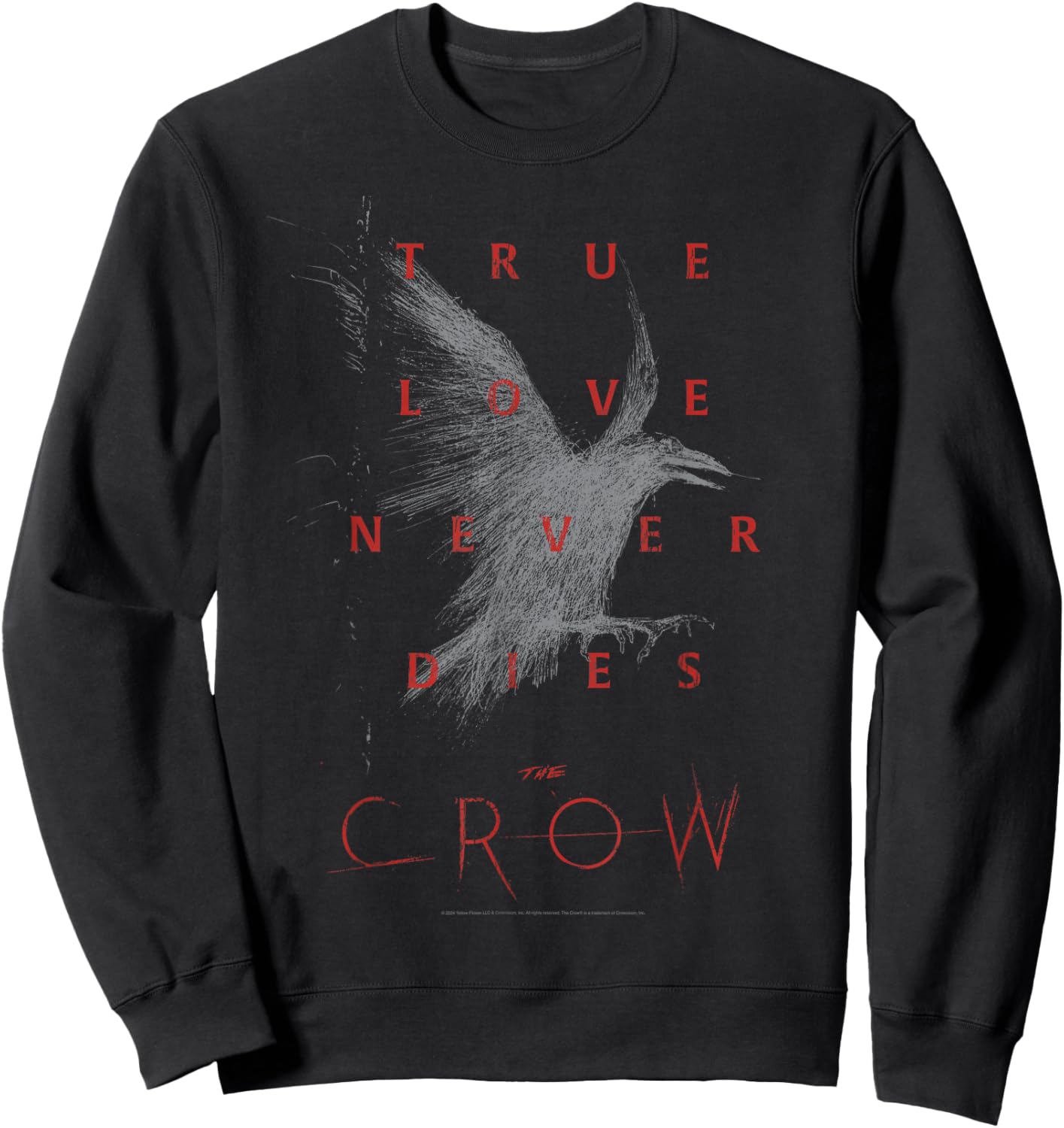 The Crow Official - Movie Themed - Black - Small Sweatshirt - Sweatshirt | Black