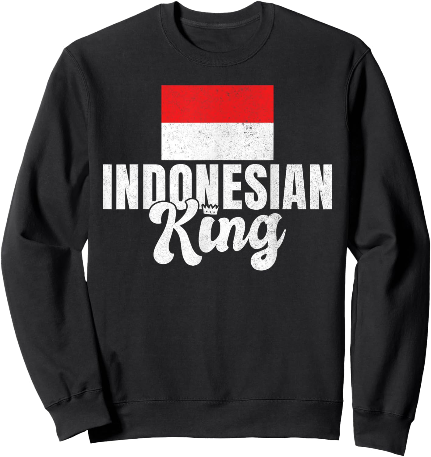 Indonesian King Indonesia Sweatshirt - Sweatshirt | Black