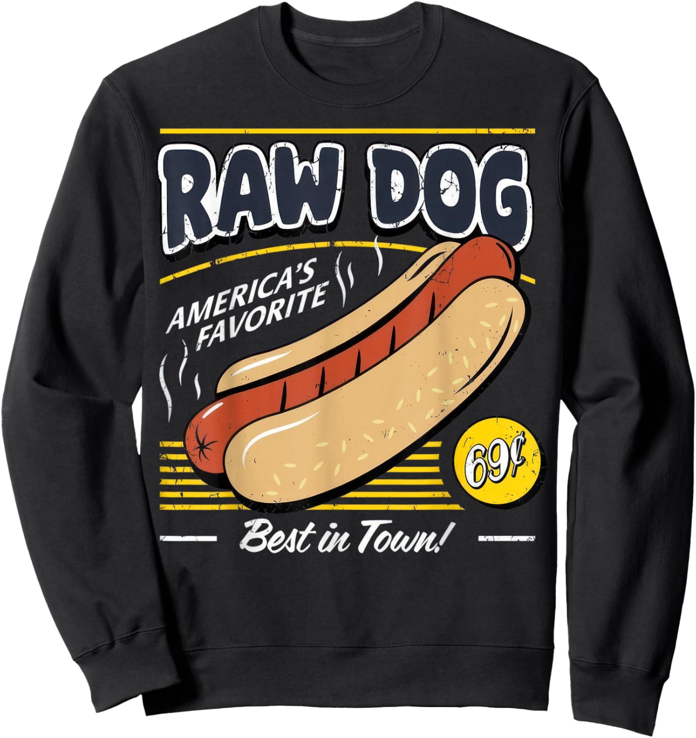 Raw Dog America's Favourite Sweatshirt - Sweatshirt | Black