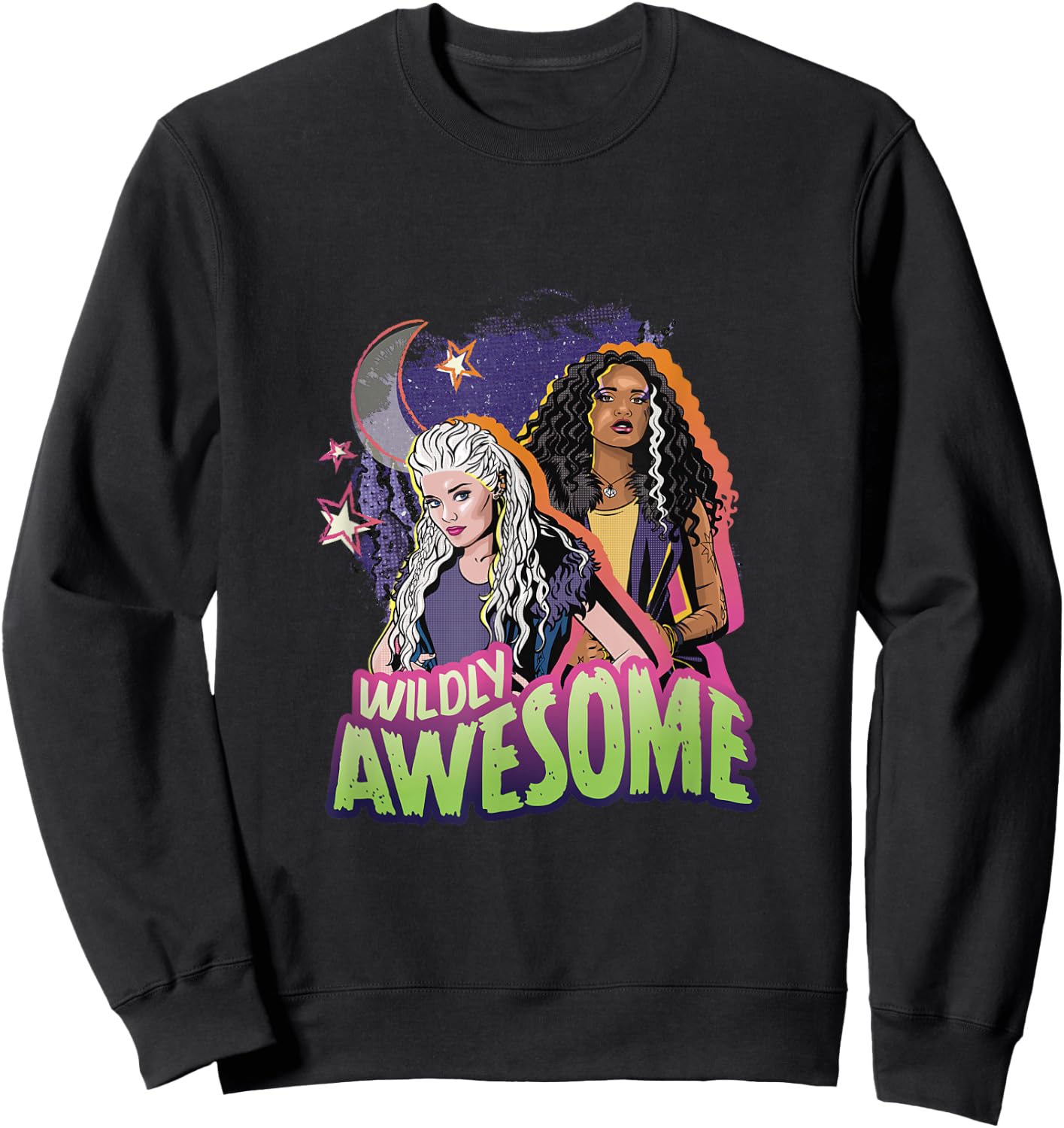 Disney Zombies 3 Addison & Willa Wildly Awesome Sweatshirt - Sweatshirt | Black