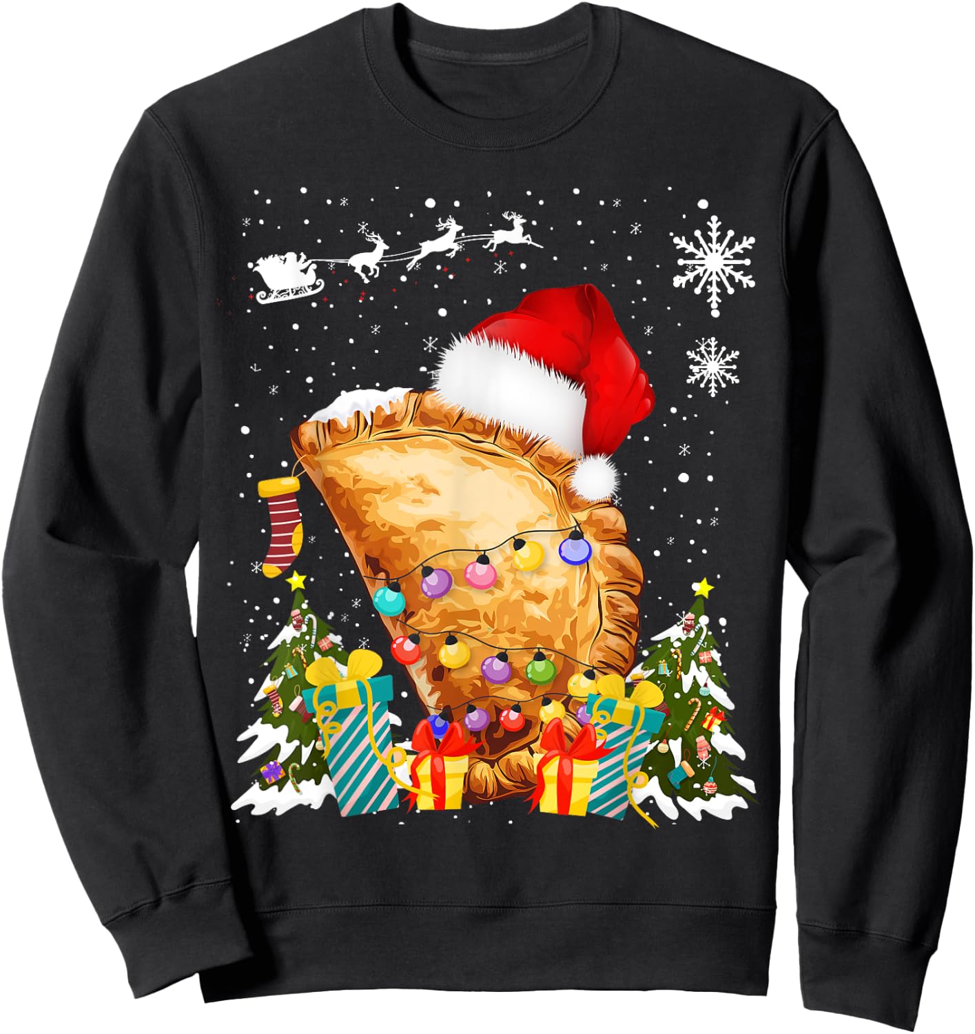 Cornish Pasty Christmas Idea For Husband Xmas Cornish Pasty Sweatshirt - Sweatshirt | Black