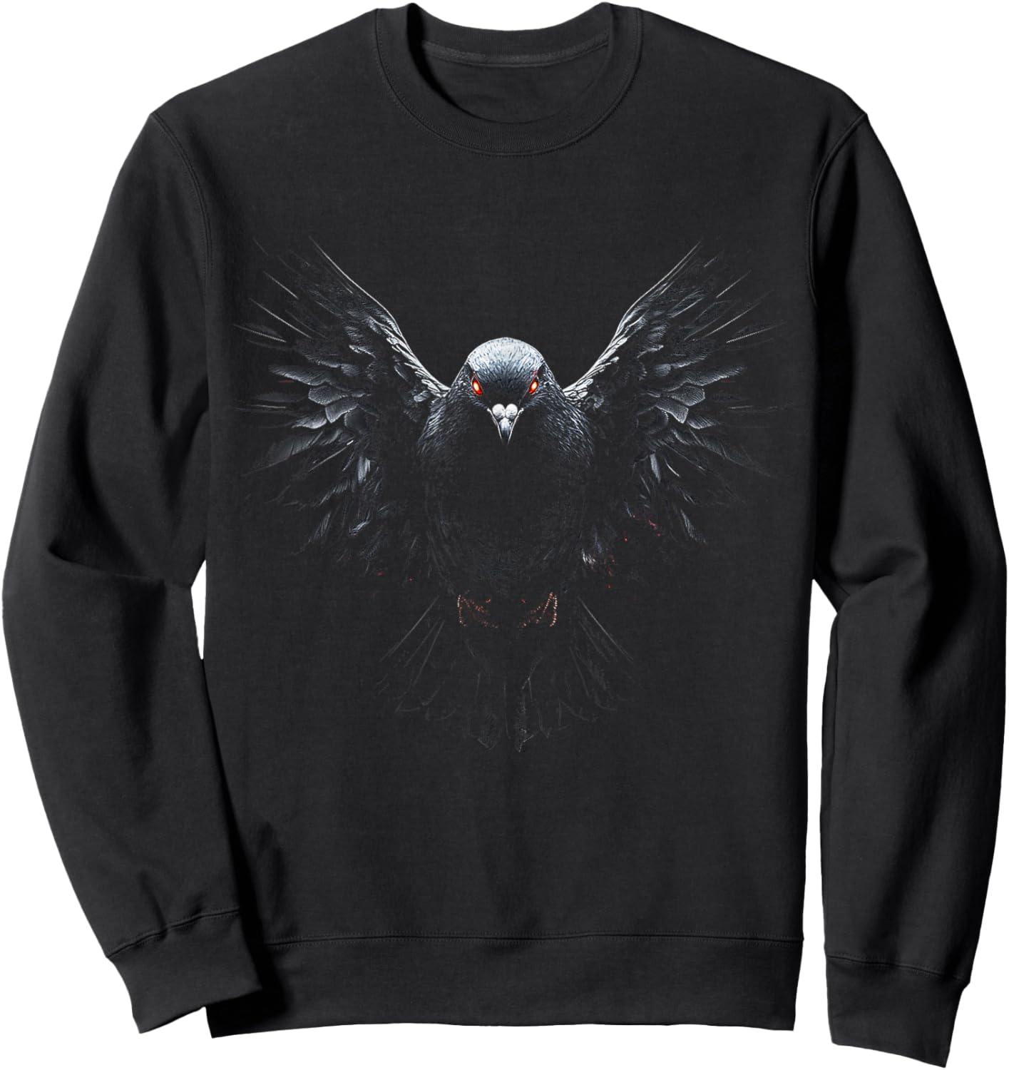 Illustration graphique de colombe - Motif colombe Sweatshirt - Sweatshirt | Black