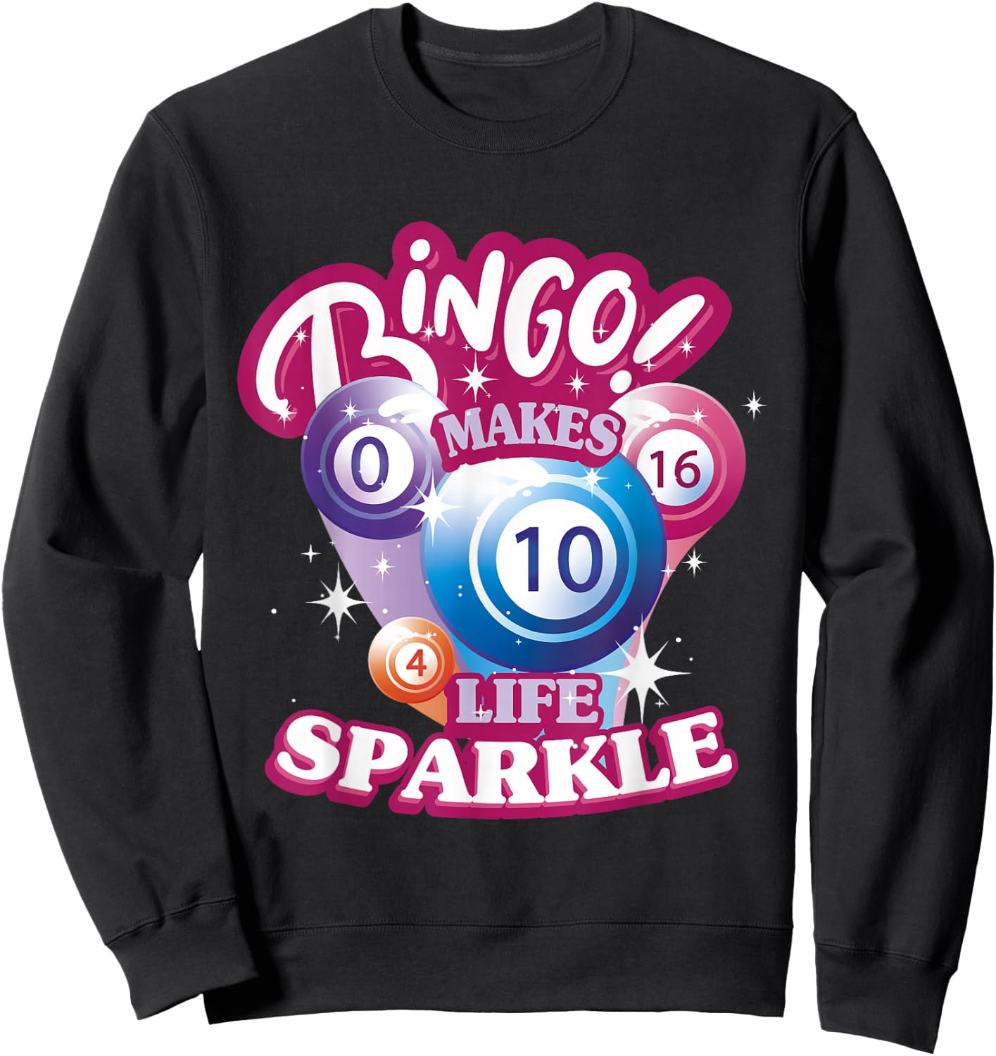 Funny Bingo Women Game Night Bingo Player Sweatshirt - Sweatshirt | Black