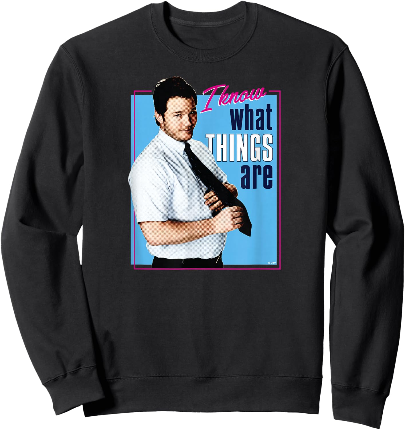 Parks and Recreation I Know What Things Are Sweatshirt - Sweatshirt | Black