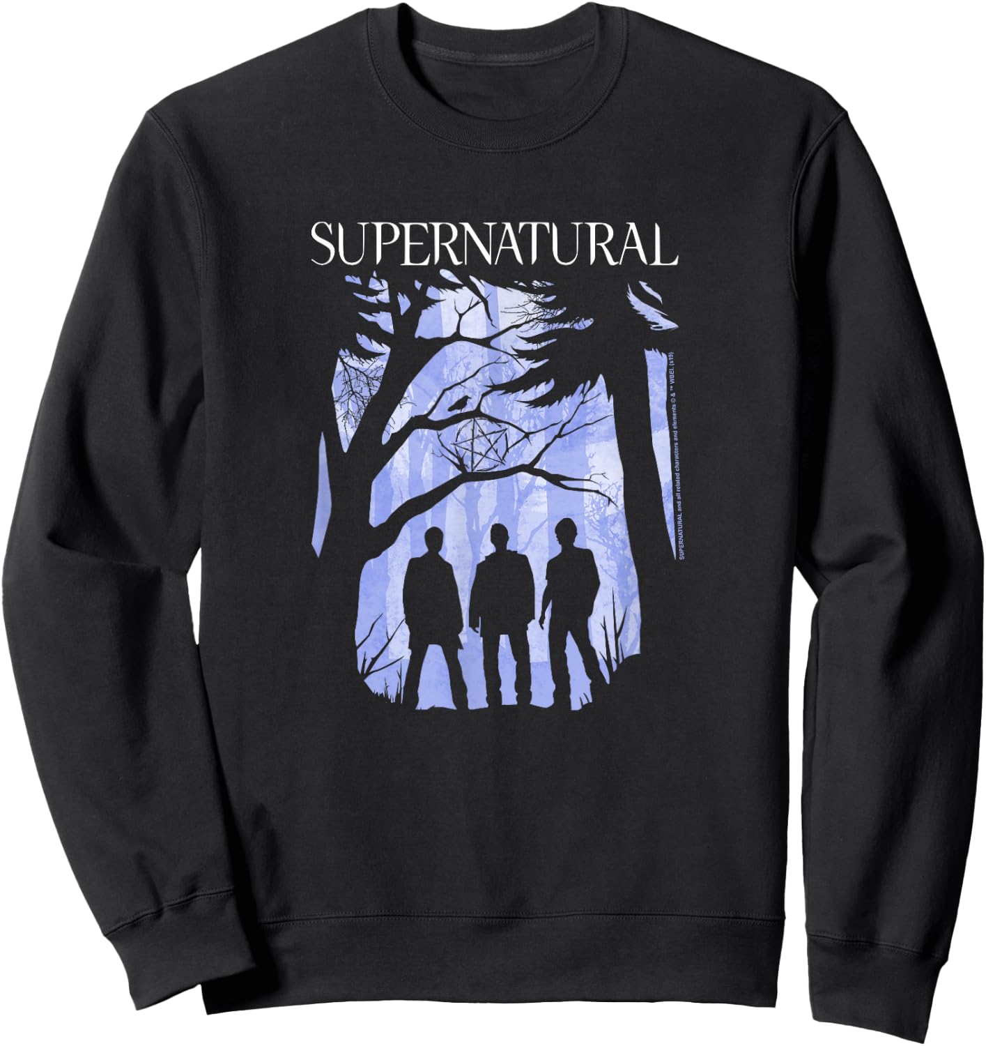 Supernatural Silhouettes Logo Sweatshirt - Sweatshirt | Black