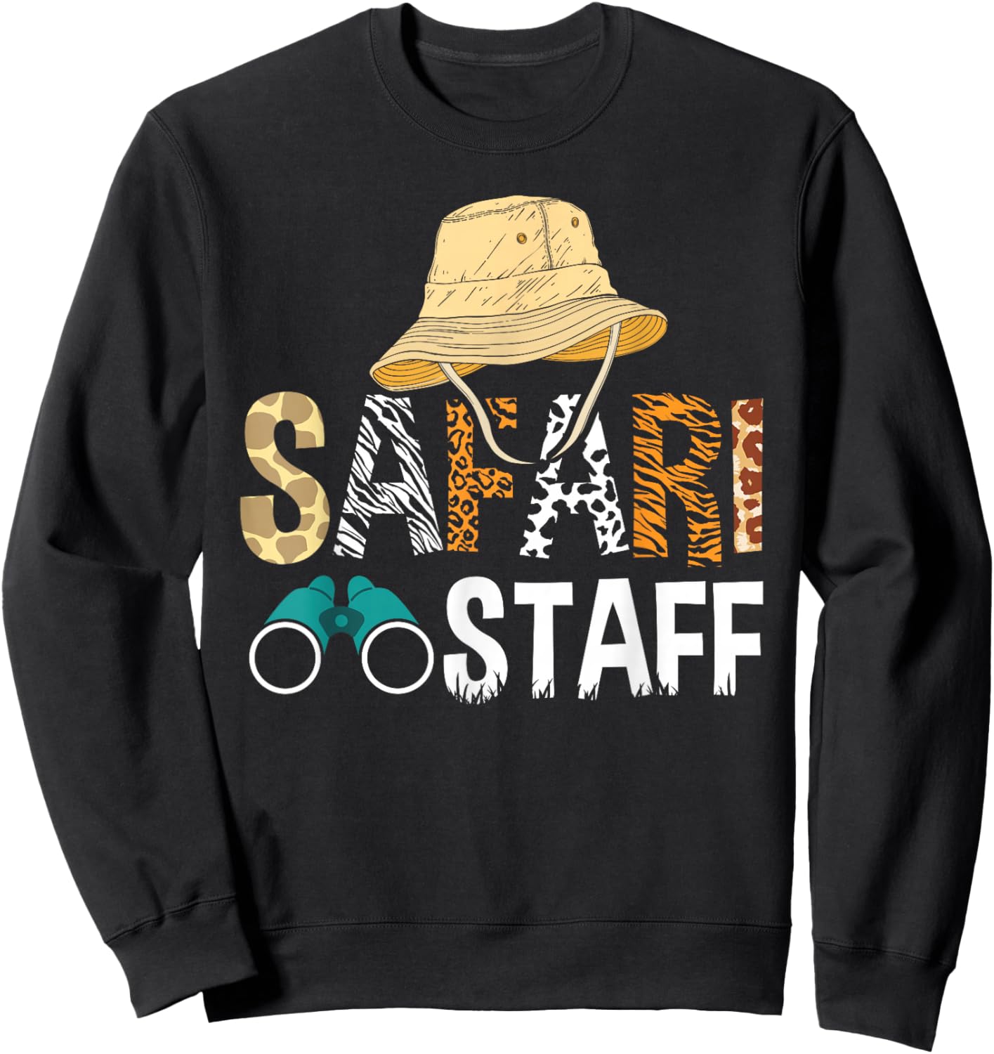 Safari Staff Safari Birthday Sweatshirt - Sweatshirt | Black