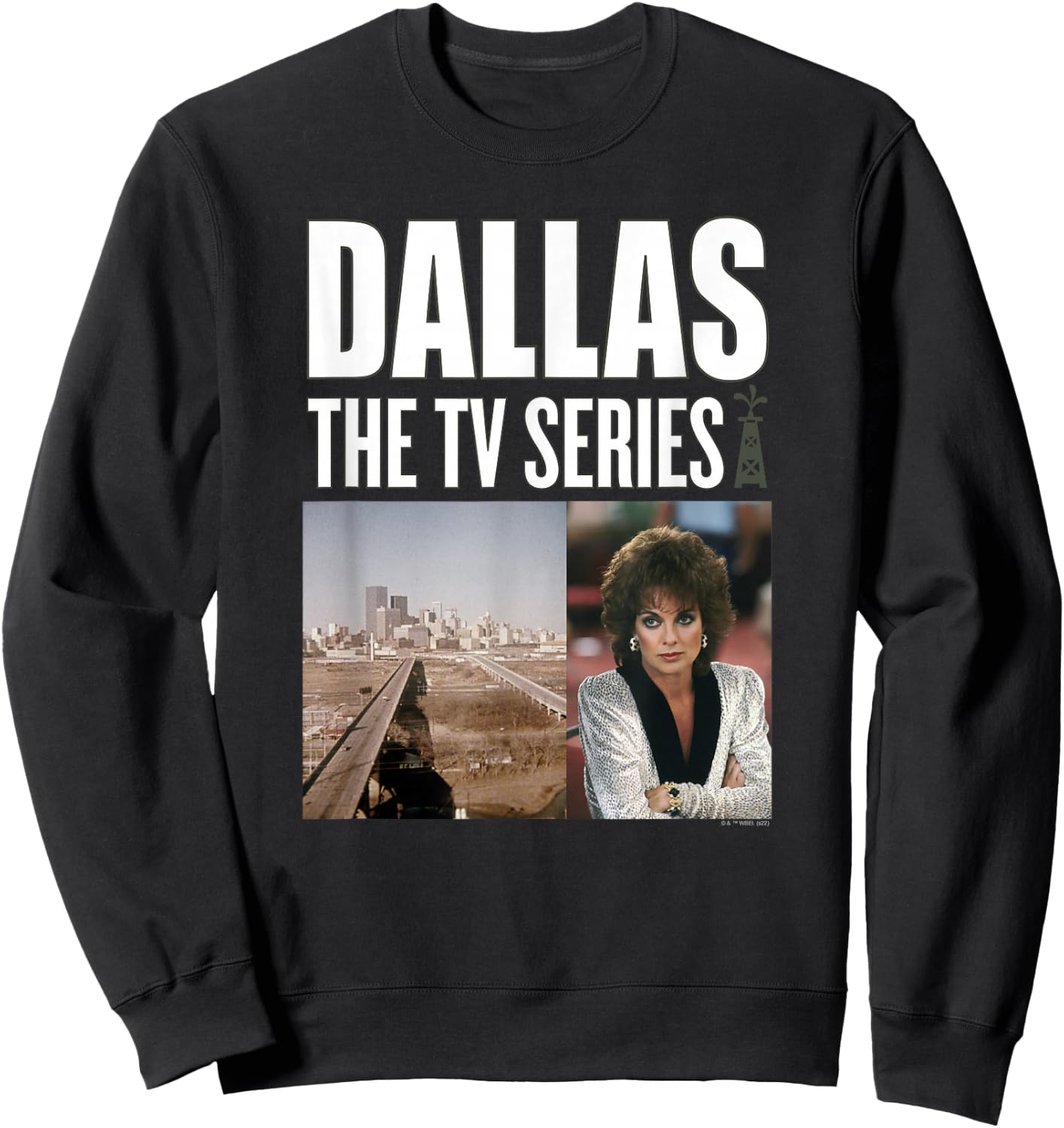 Dallas The TV Series Sue Ellen Ewing Color Photo Sweatshirt - Sweatshirt | Black