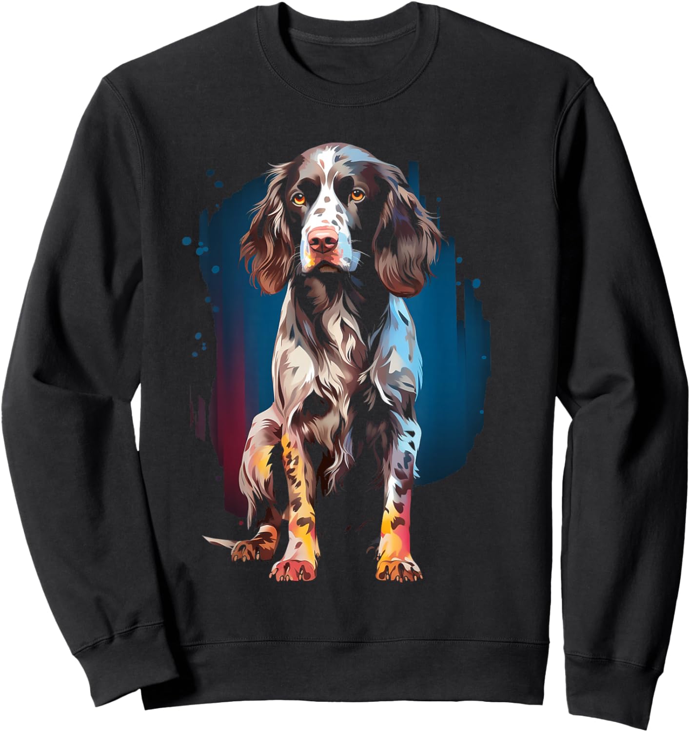 Small Munsterland dog walking pet fan Sweatshirt - Sweatshirt | Black