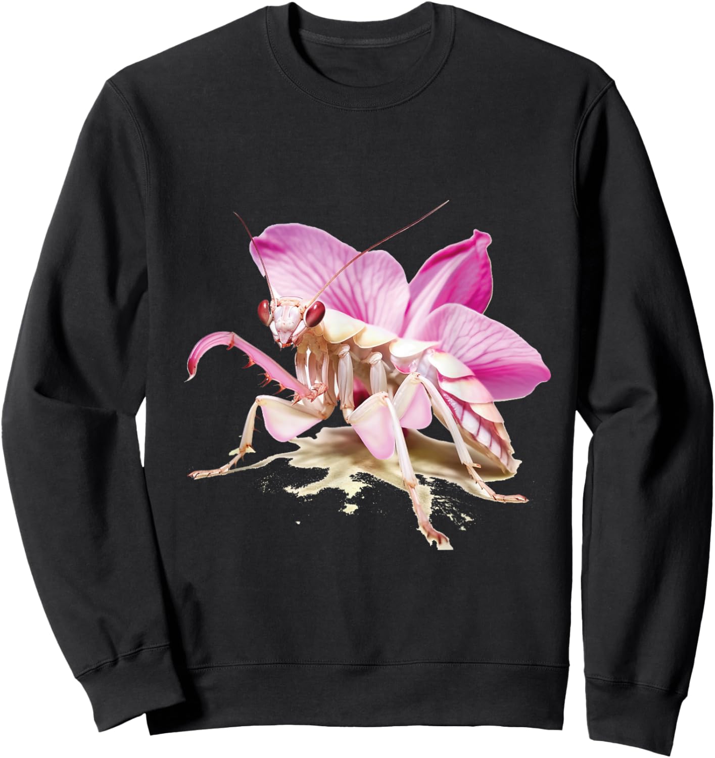 Orchid mantis beautiful orchid mantis nature's wonders Love Sweatshirt - Sweatshirt | Black