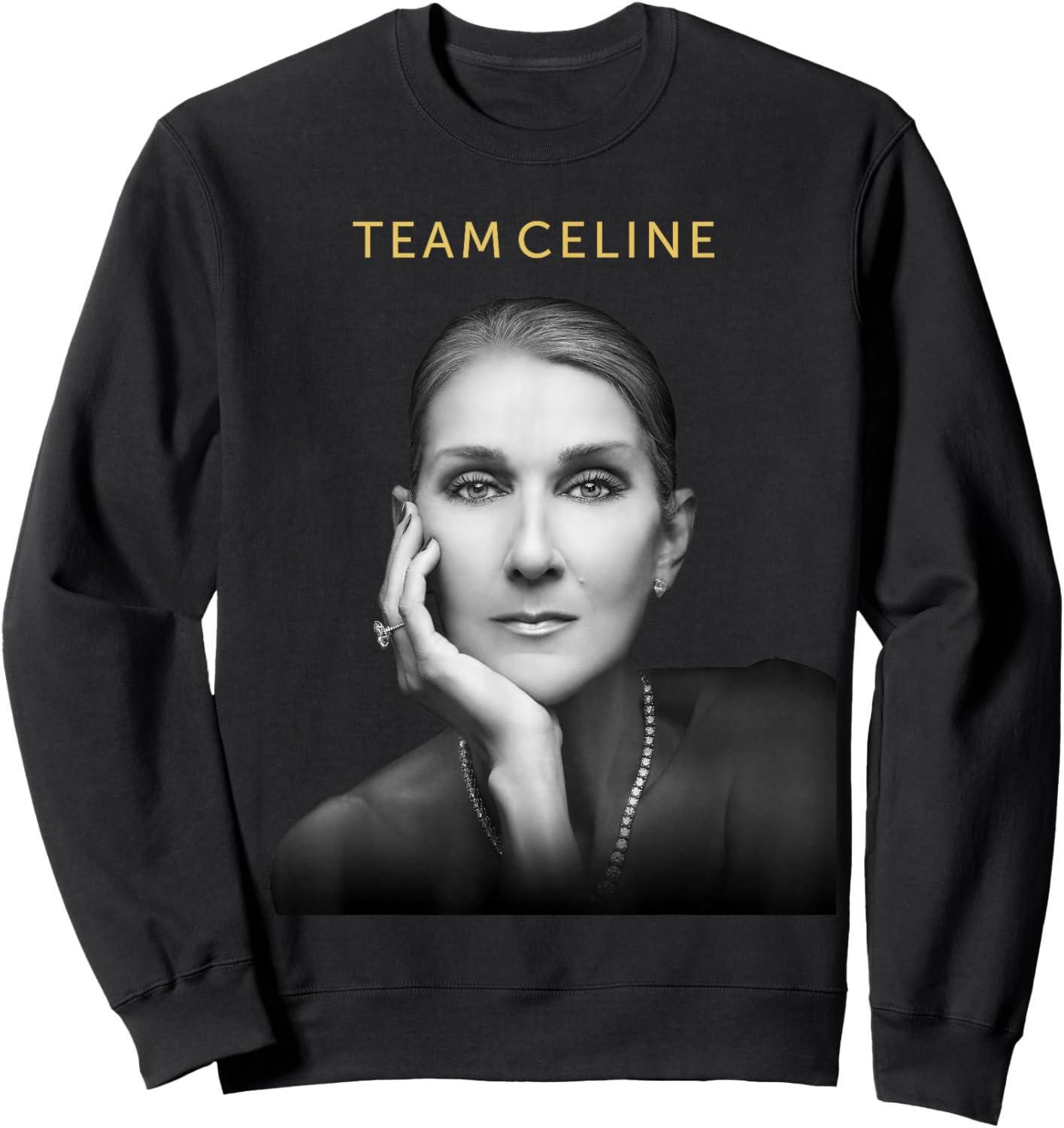 Official Celine Dion Team Celine Sweatshirt - Sweatshirt | Black