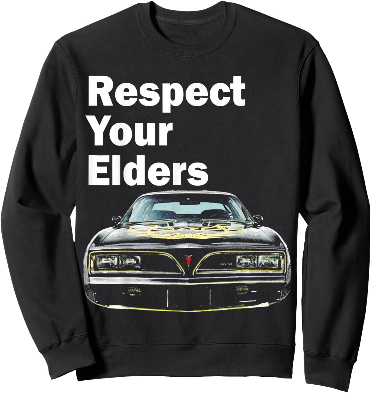 1978 78 trans am vintage black car MUSCLE CARS 70s CLASSIC Sweatshirt - Sweatshirt | Black