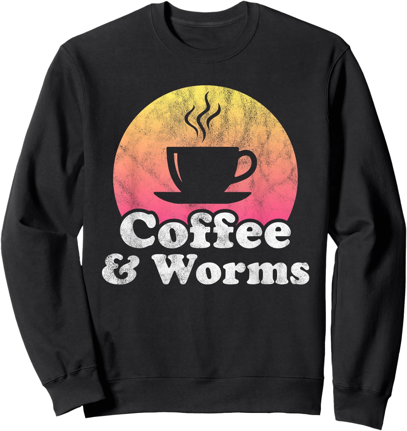 Coffee and Worms Worm Sweatshirt - Sweatshirt | Black