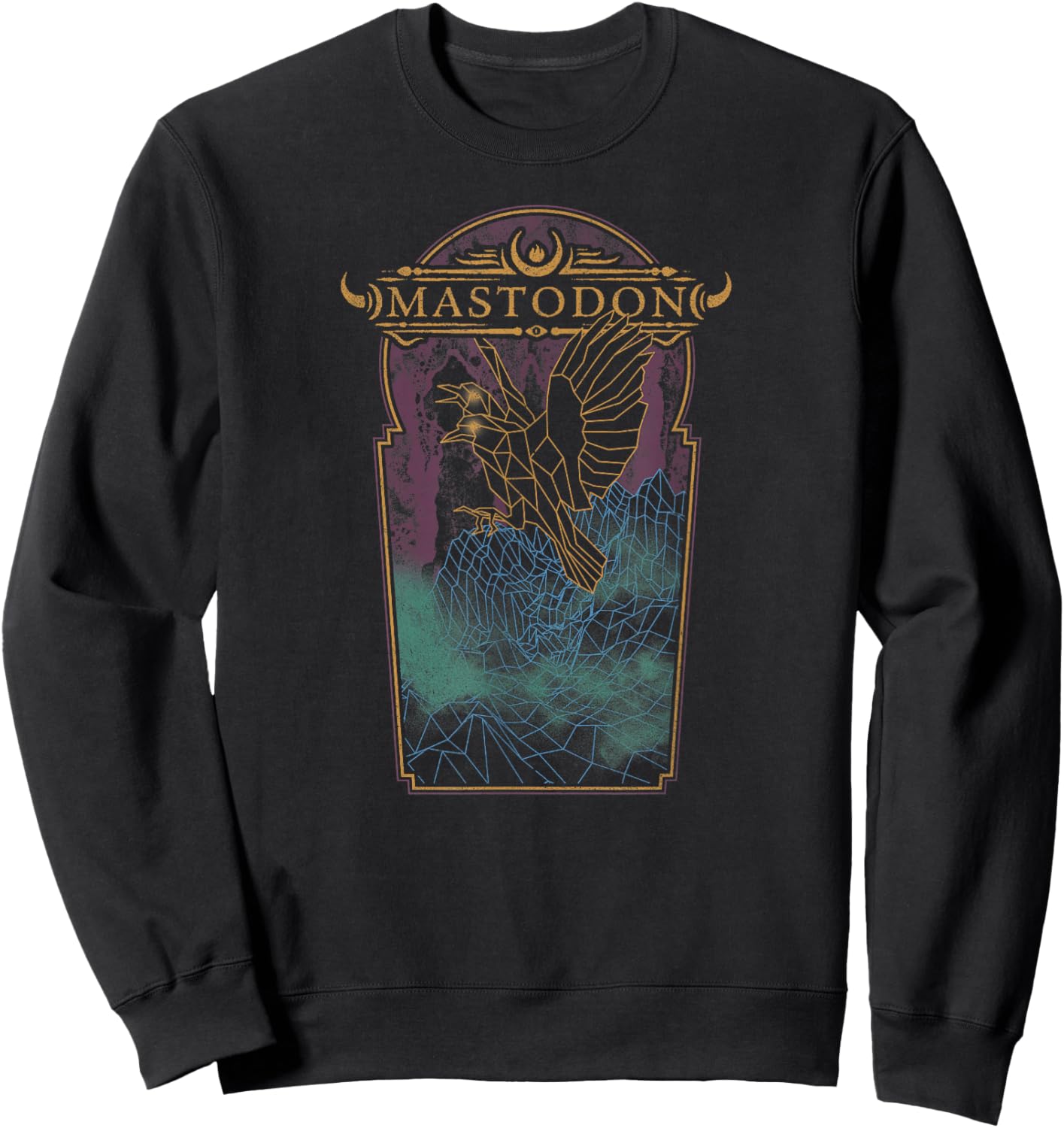 Mastodon Dycrow Landscape Sweatshirt - Sweatshirt | Black