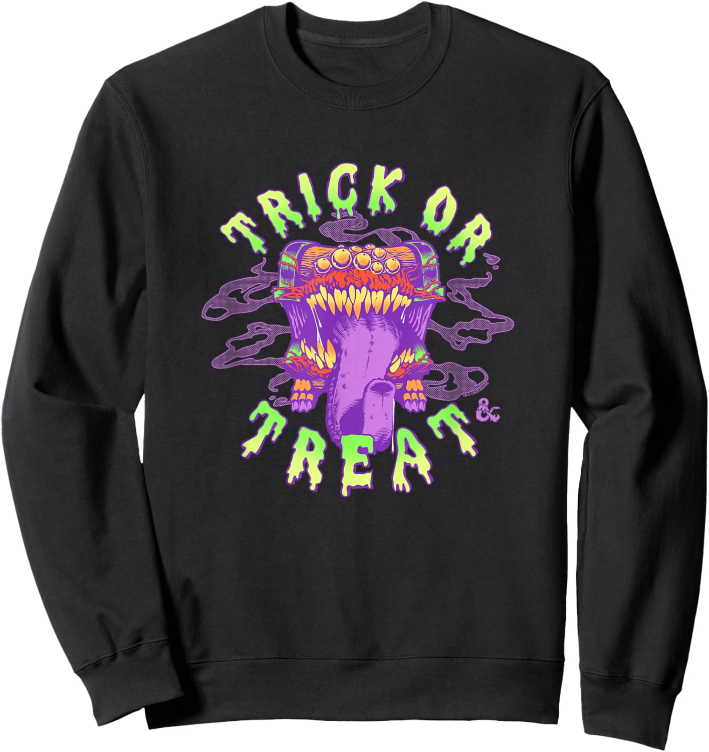 Dungeons & Dragons Halloween Trick Or Treat Mimic Costume Sweatshirt - Sweatshirt | Black