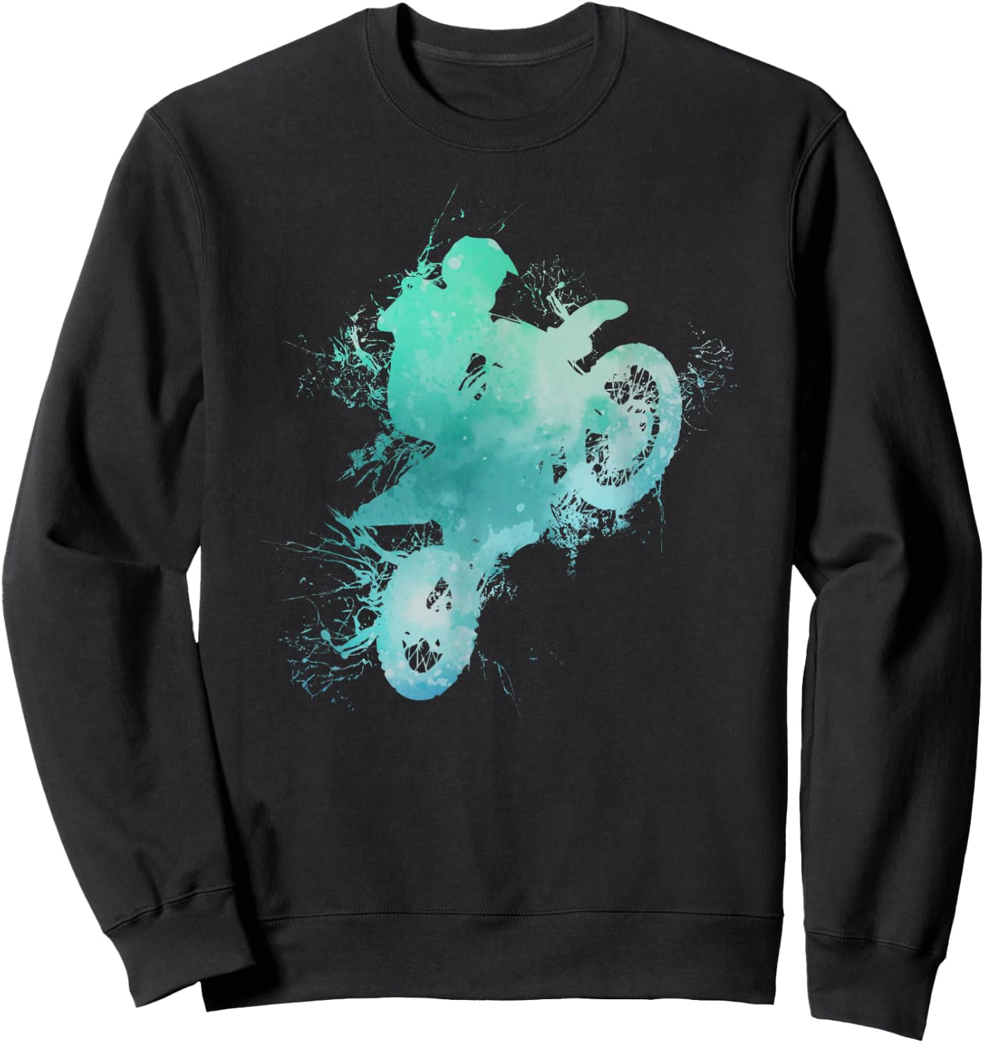 Dirt Bike Riding - MX Motocross Supercross Sweatshirt - Sweatshirt | Black