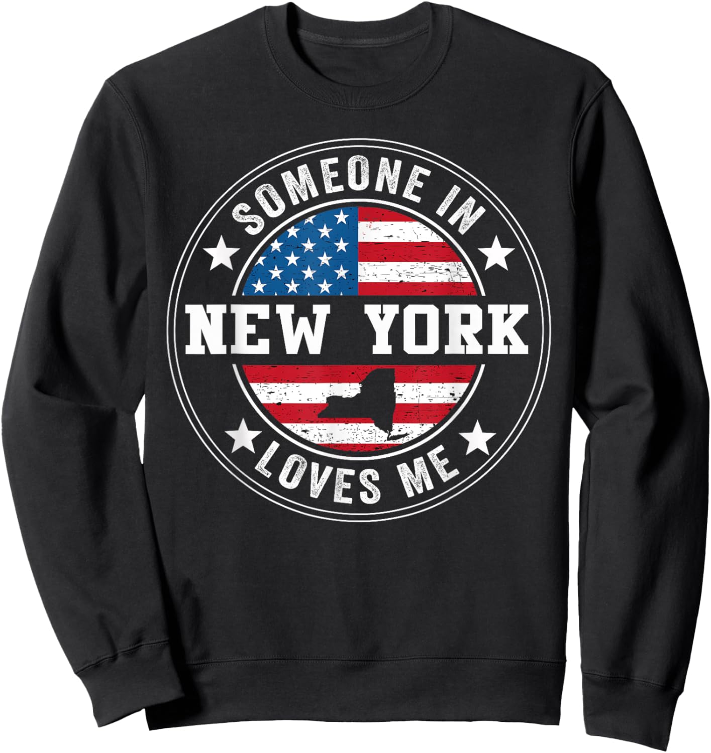 Someone In New York Loves Me Sweatshirt - Sweatshirt | Black
