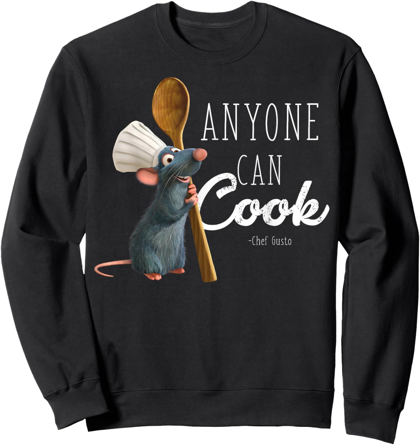 Disney Pixar Ratatouille Remy Jeder kann kochen Sweatshirt - Sweatshirt | Black