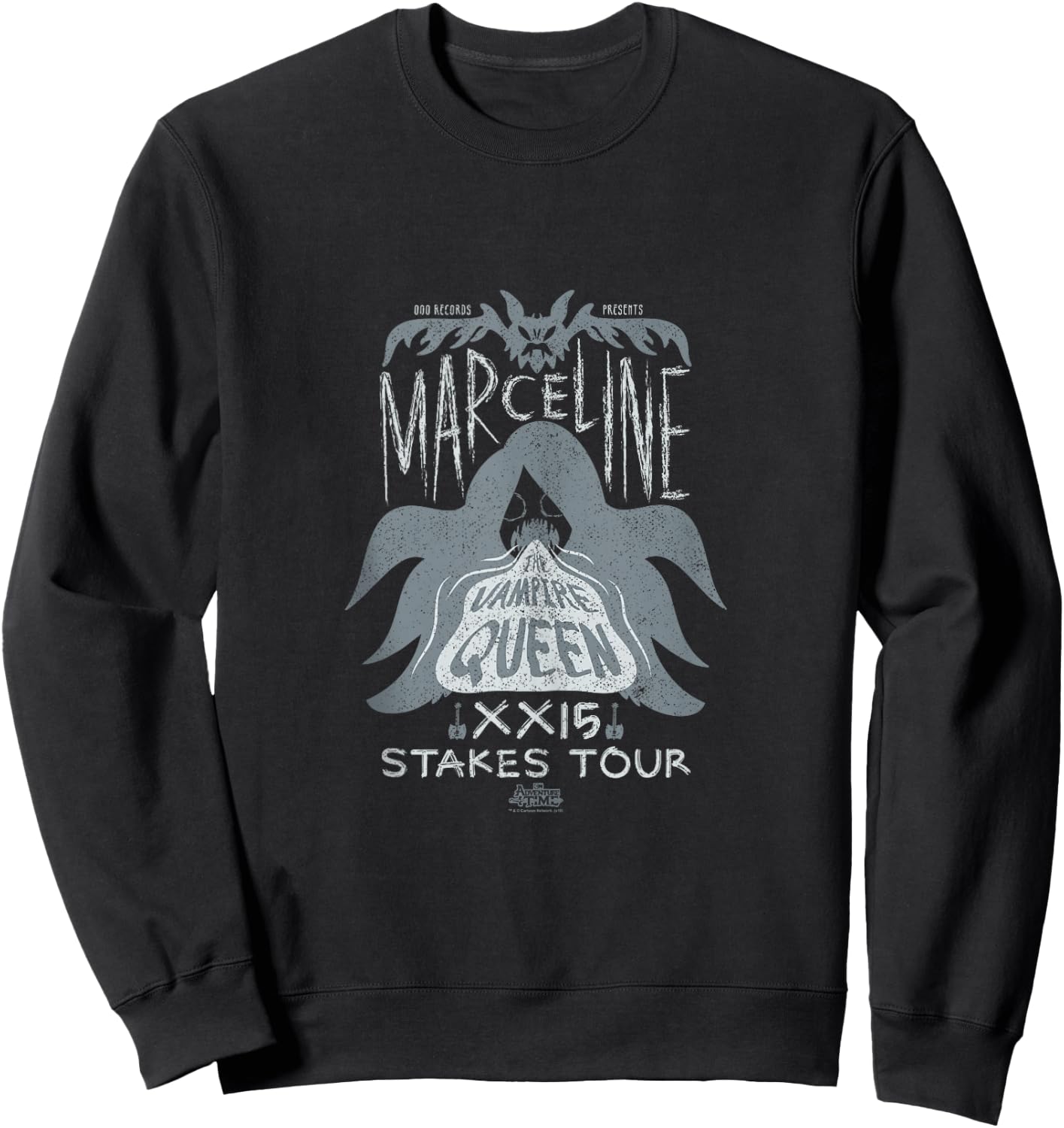 Adventure Time Marceline Vampire Queen Poster Sweatshirt - Sweatshirt | Black