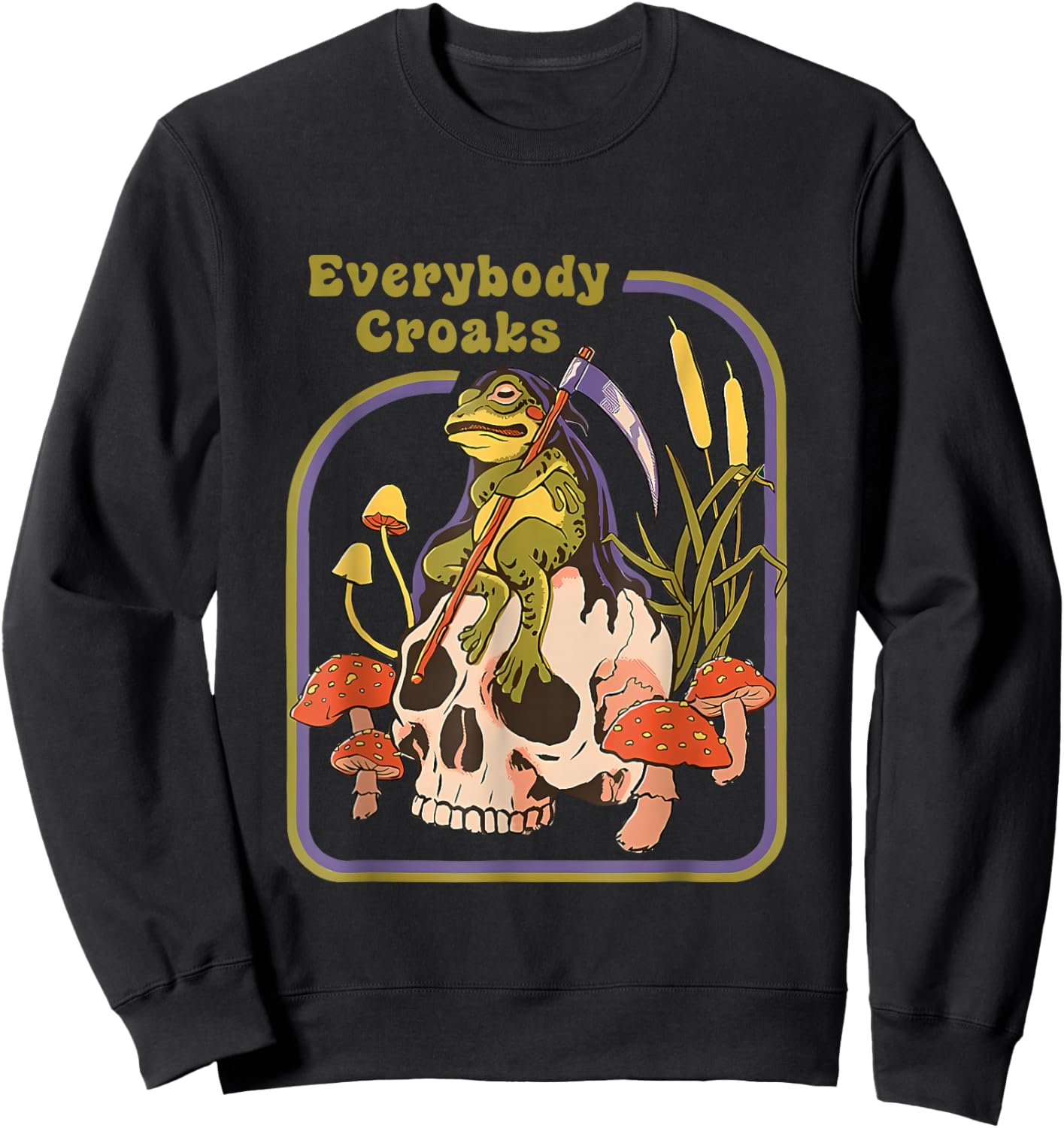 Everybody Croaks Apparel Sweatshirt - Sweatshirt | Black