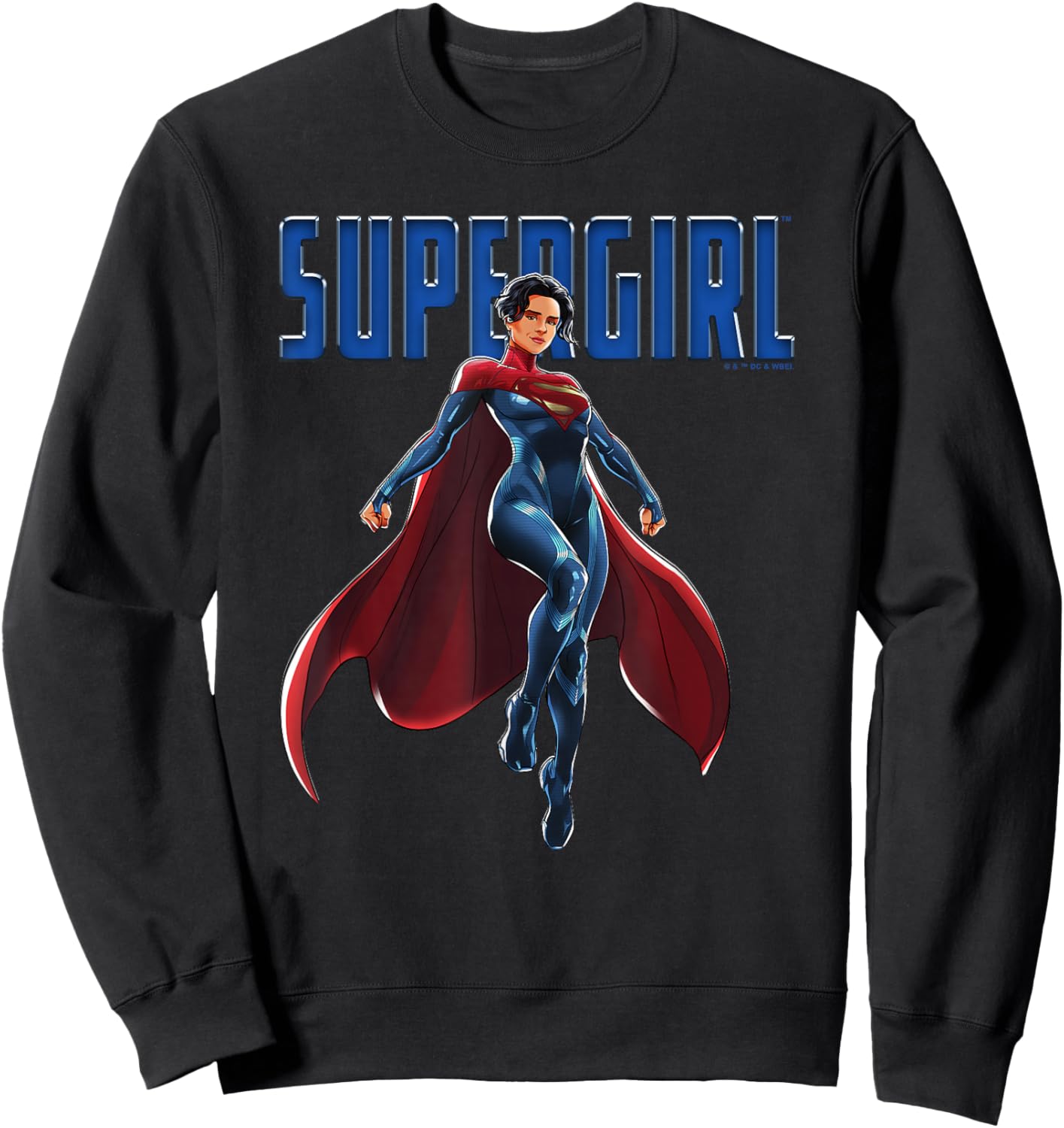 The Flash Movie Supergirl Sweatshirt - Sweatshirt | Black