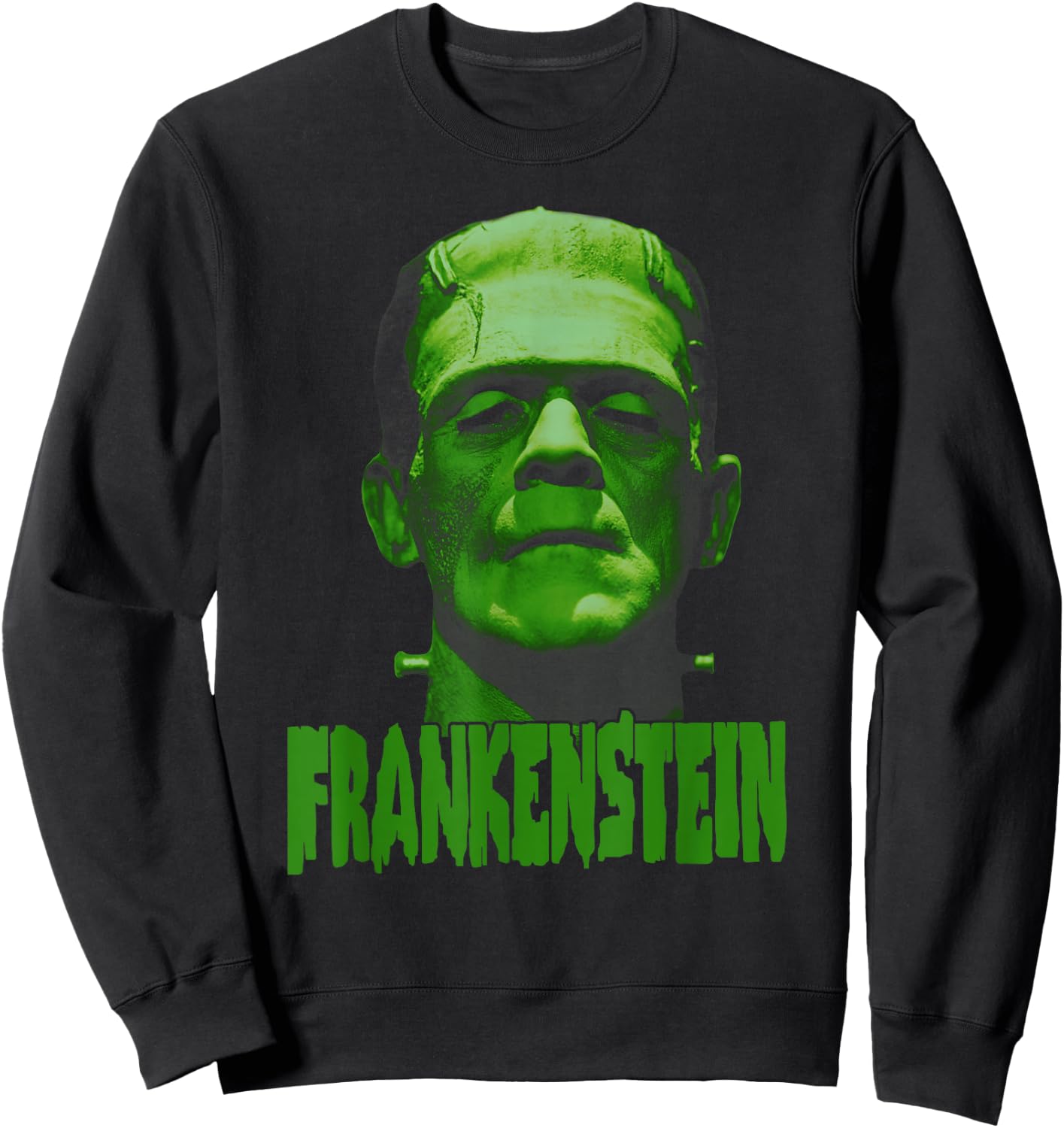 Universal Monsters Frankenstein Dark Portrait Sweatshirt - Sweatshirt | Black