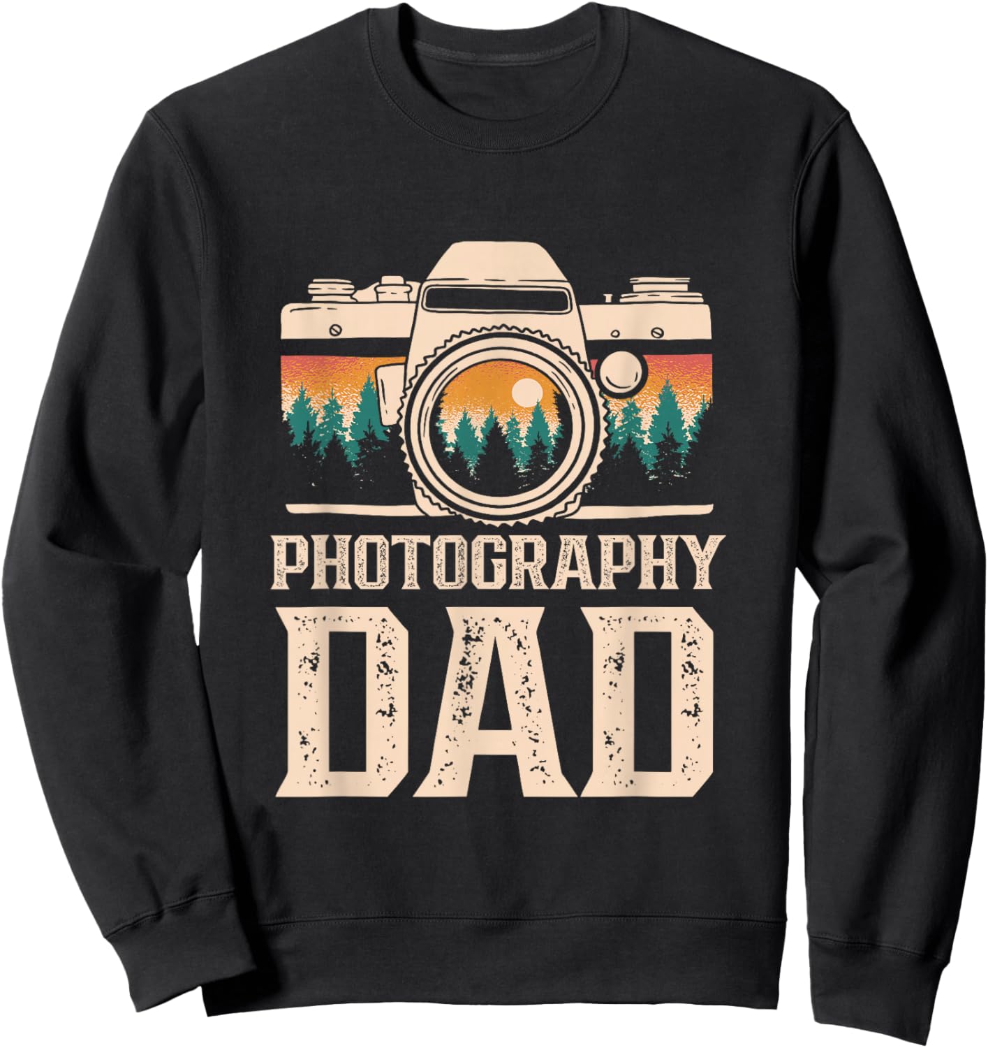 Photography Dad Camera Photographer Photographer Job Father Papi Sweatshirt - Sweatshirt | Black