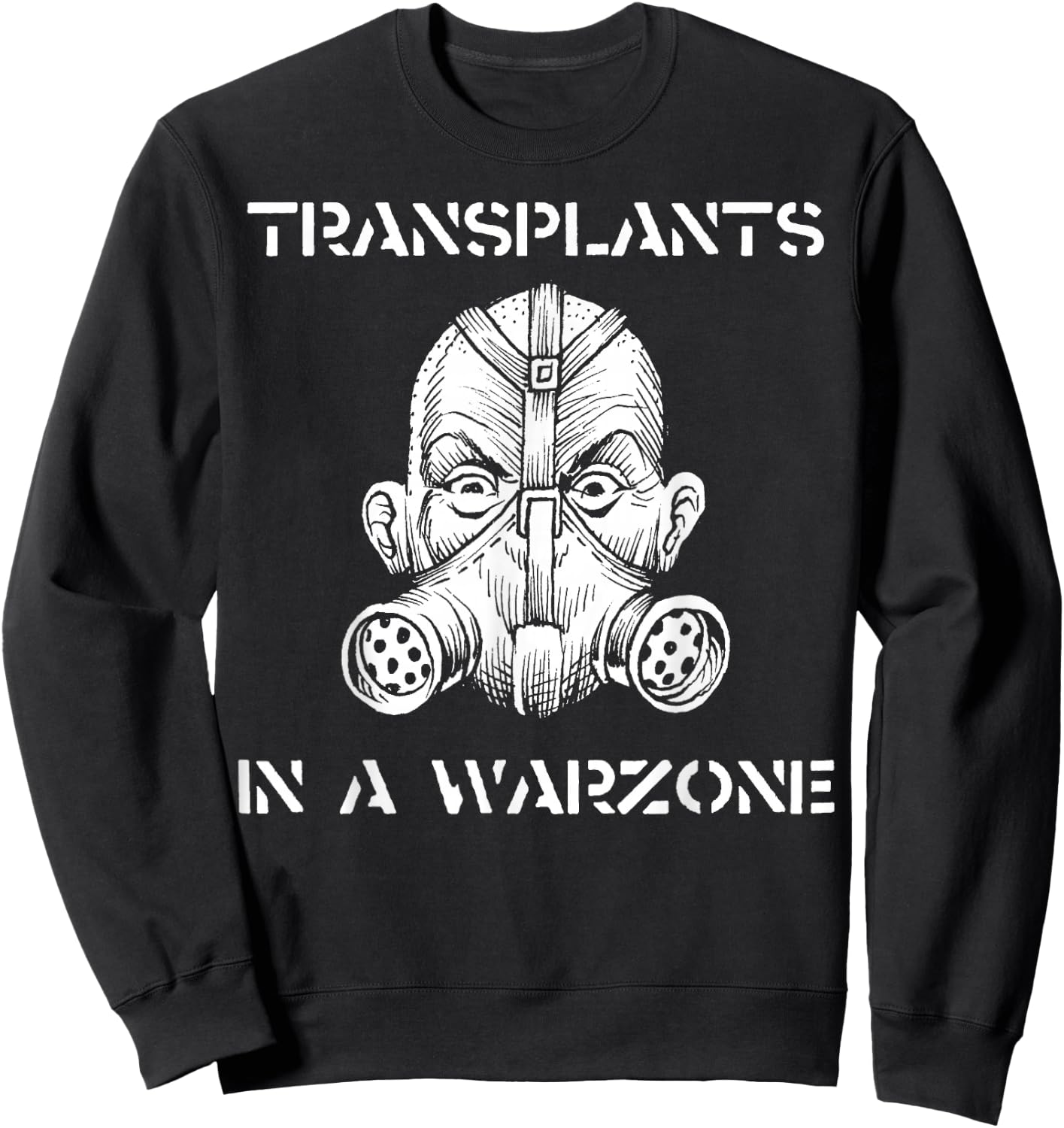Transplants - In a Warzone - Official Merchandise Sweatshirt - Sweatshirt | Black