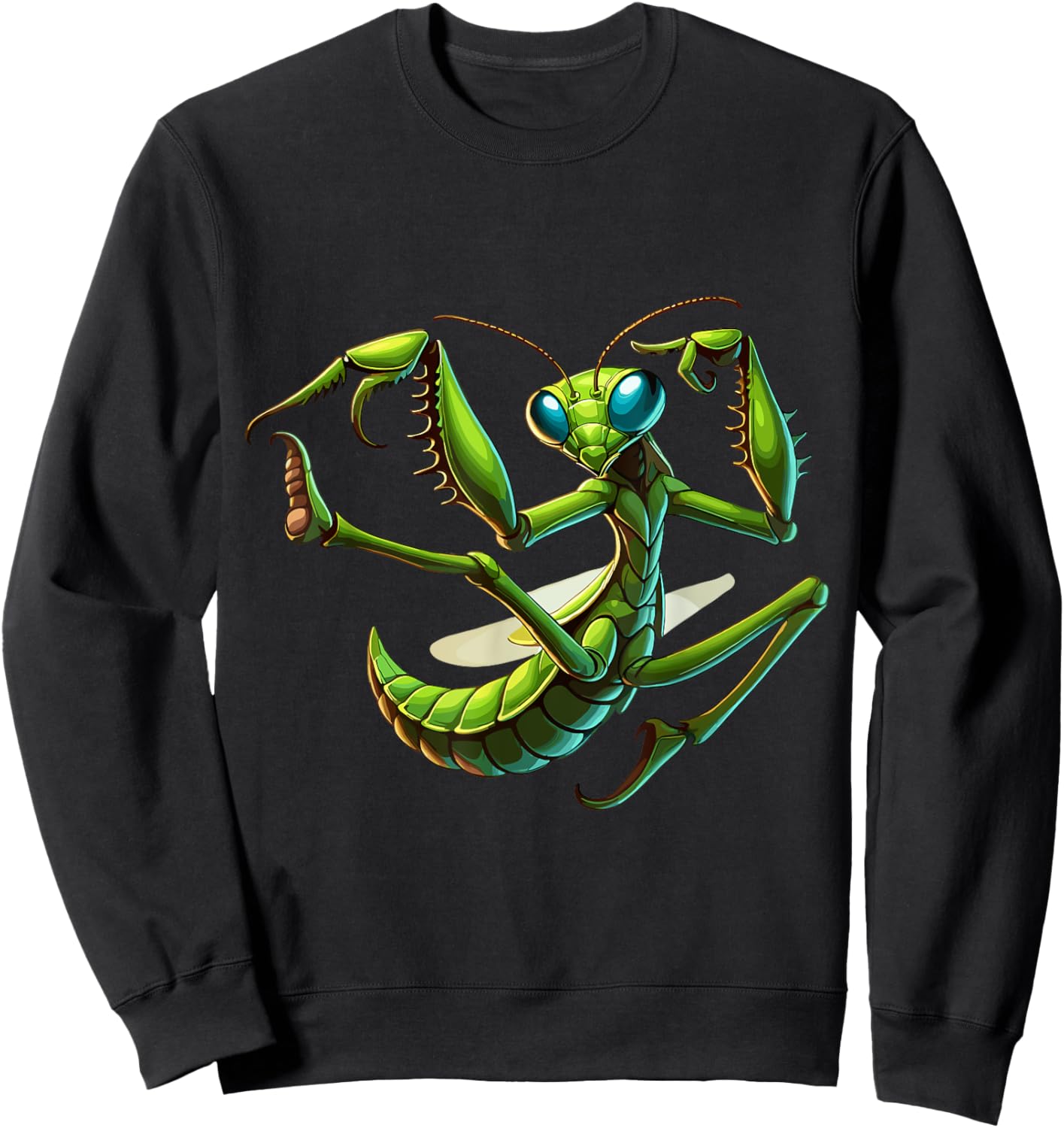 Praying Mantis Kung Fu | Fighting Insect Martial Arts Sweatshirt - Sweatshirt | Black