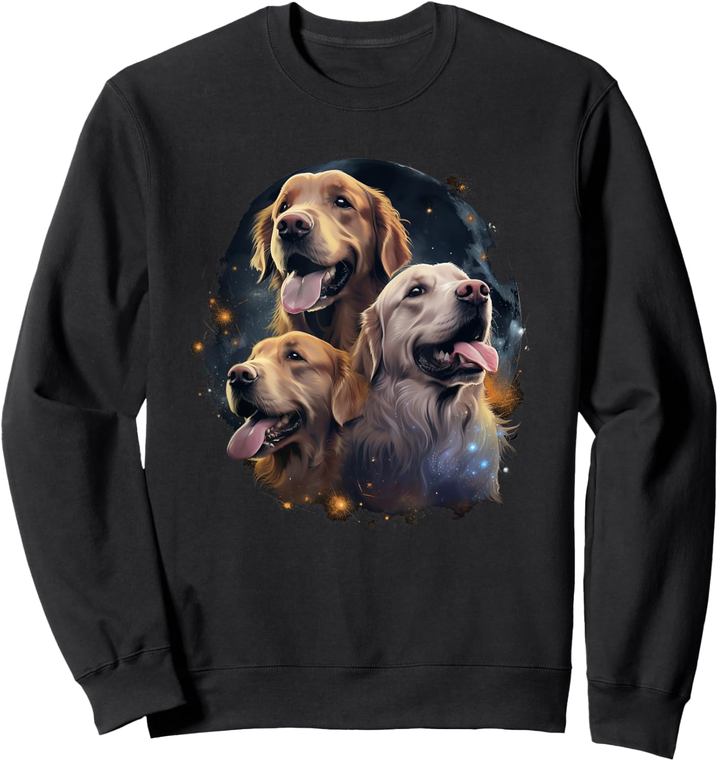 Funny Apparel For Golden Retriever Lovers Sweatshirt - Sweatshirt | Black