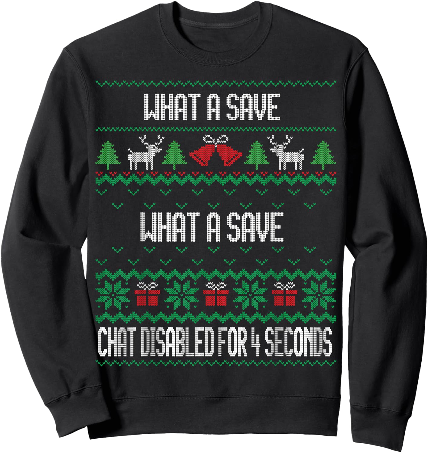 What A Save Chat Disabled Vintage Retro Rocket Soccer Game Sweatshirt - Sweatshirt | Black