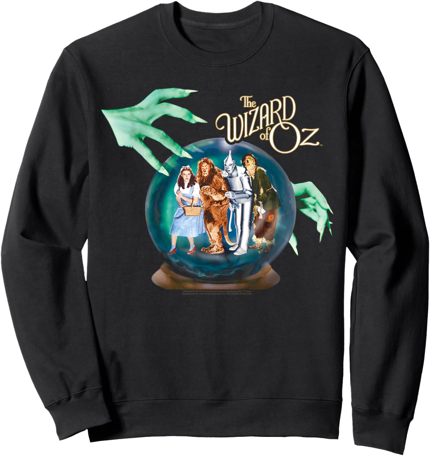 The Wizard of Oz Crystal Ball Sweatshirt - Sweatshirt | Black