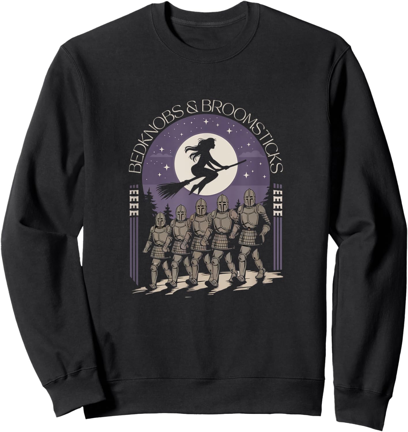 Bedknobs and Broomsticks Magical Vintage Theatre Armour Sweatshirt - Sweatshirt | Black