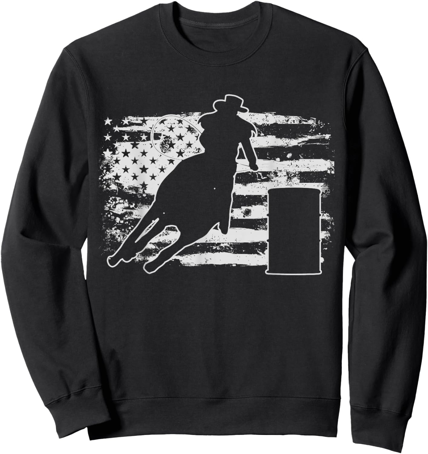 Barrel Racing Gift Sweatshirt - Sweatshirt | Black