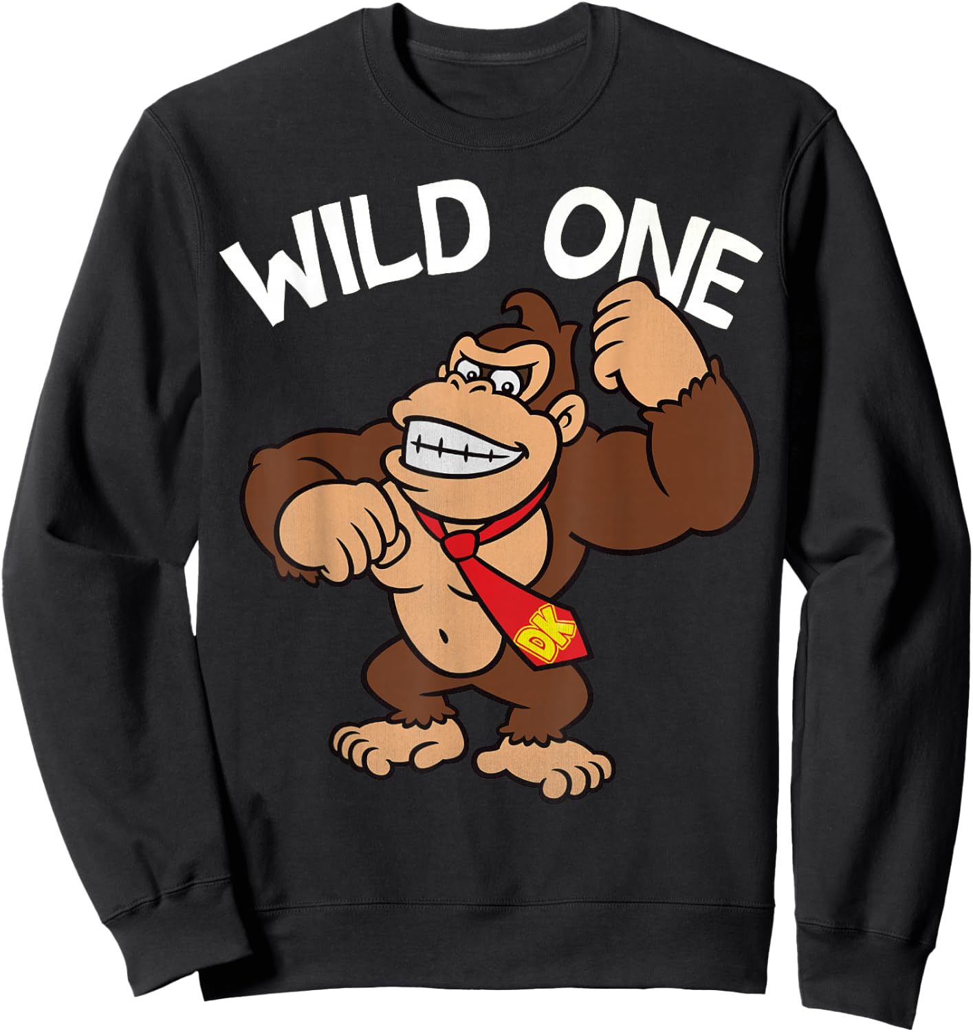 Super Mario Donkey Kong Wild One Sweatshirt - Sweatshirt | Black