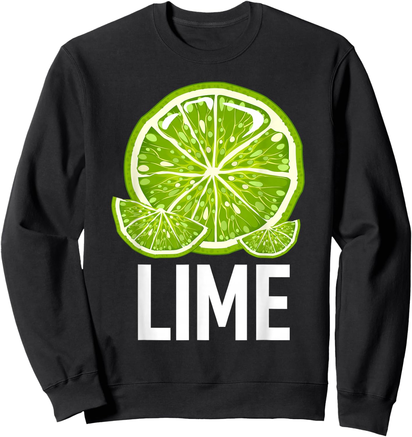 Matching Salt & Tequila & Lime Halloween Costume Party Fun Sweatshirt - Sweatshirt | Black