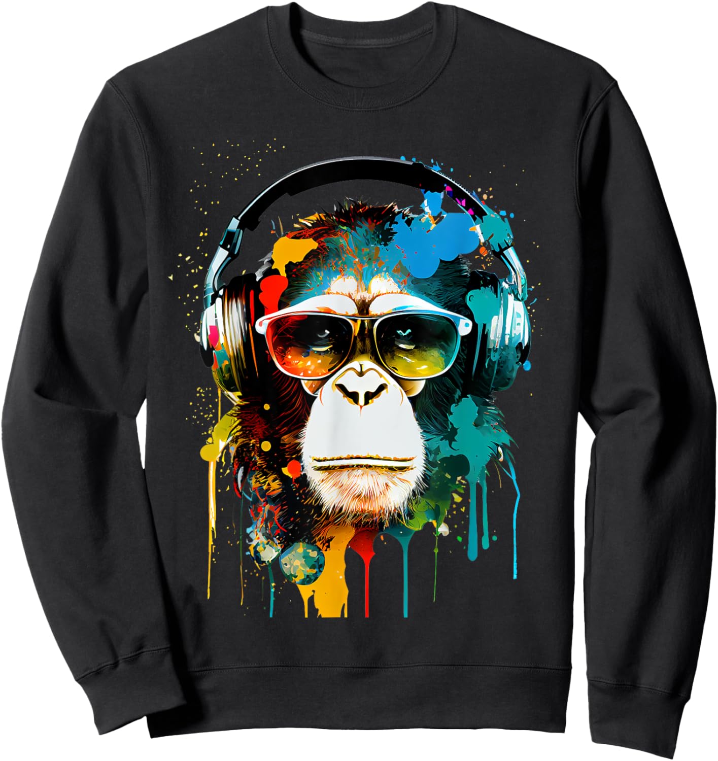 Monkey Monkey Sweatshirt - Sweatshirt | Black