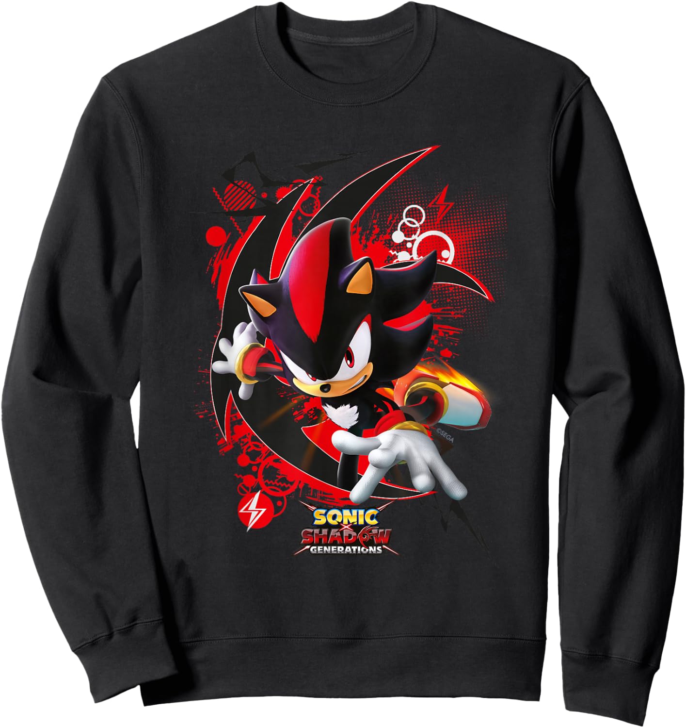 Sonic the Hedgehog, Sonic X Shadow Generations - Chaotic Sweatshirt - Sweatshirt | Black