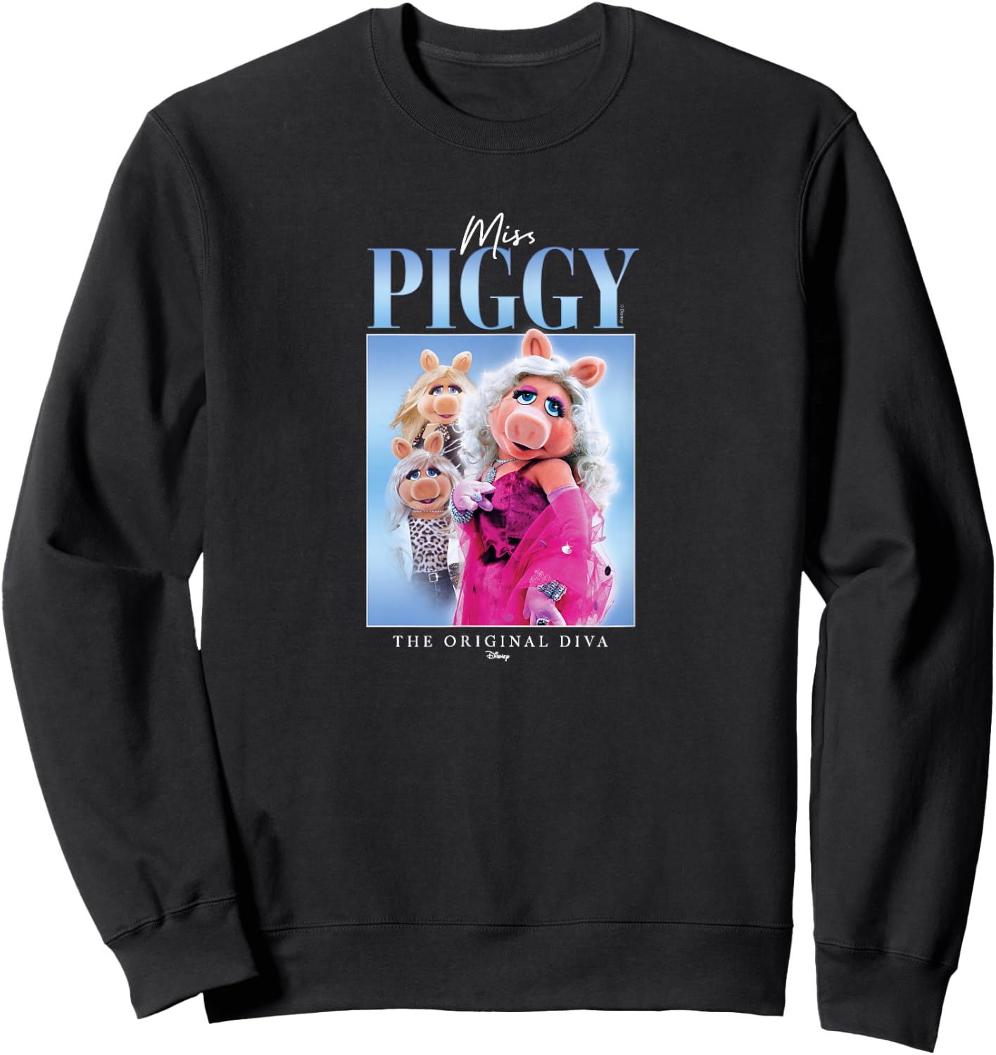 Disney - The Muppets Miss Piggy Original Diva Sweatshirt - Sweatshirt | Black