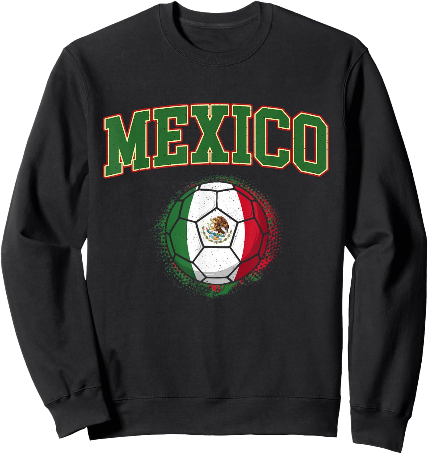 Mexico - Mexican Soccer Tournament Game Sweatshirt - Sweatshirt | Black