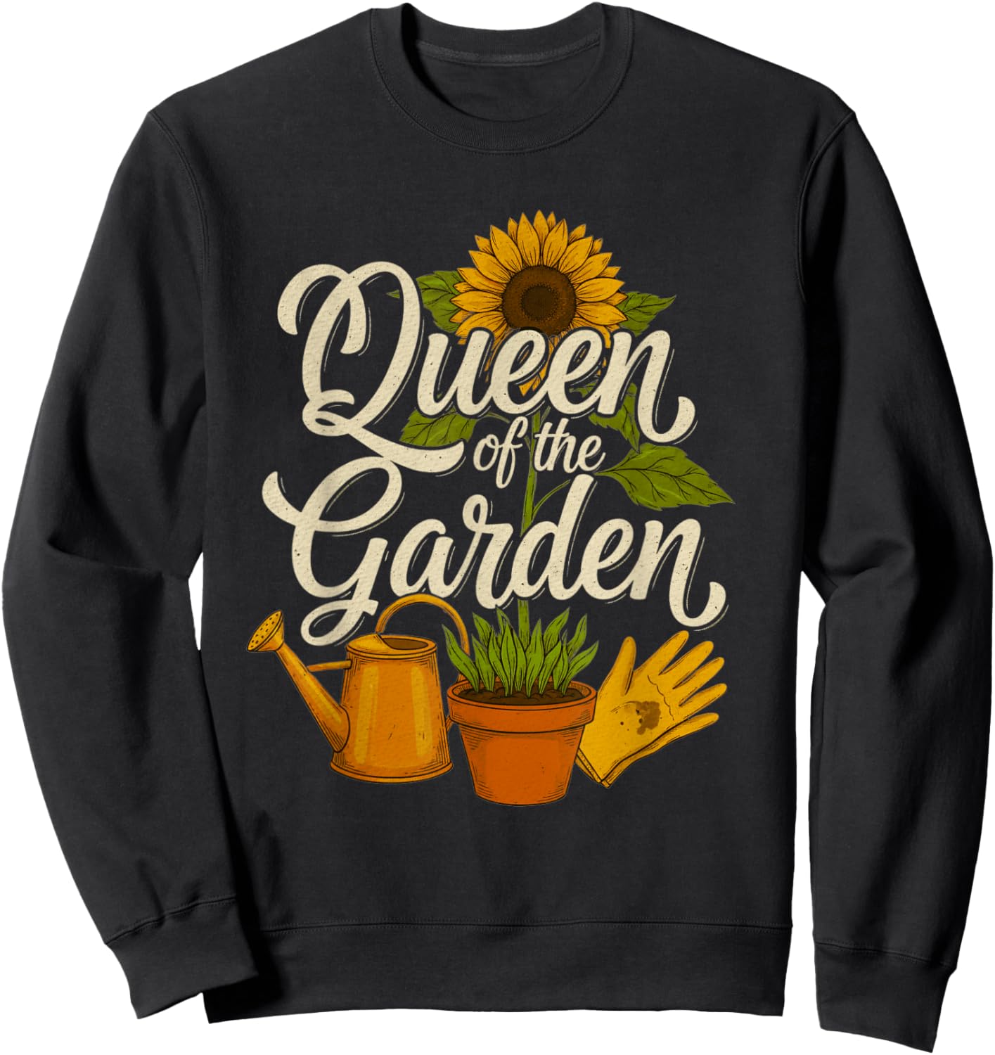 Gardener Gardening Plant Lover Women Garden Nature Sweatshirt - Sweatshirt | Black