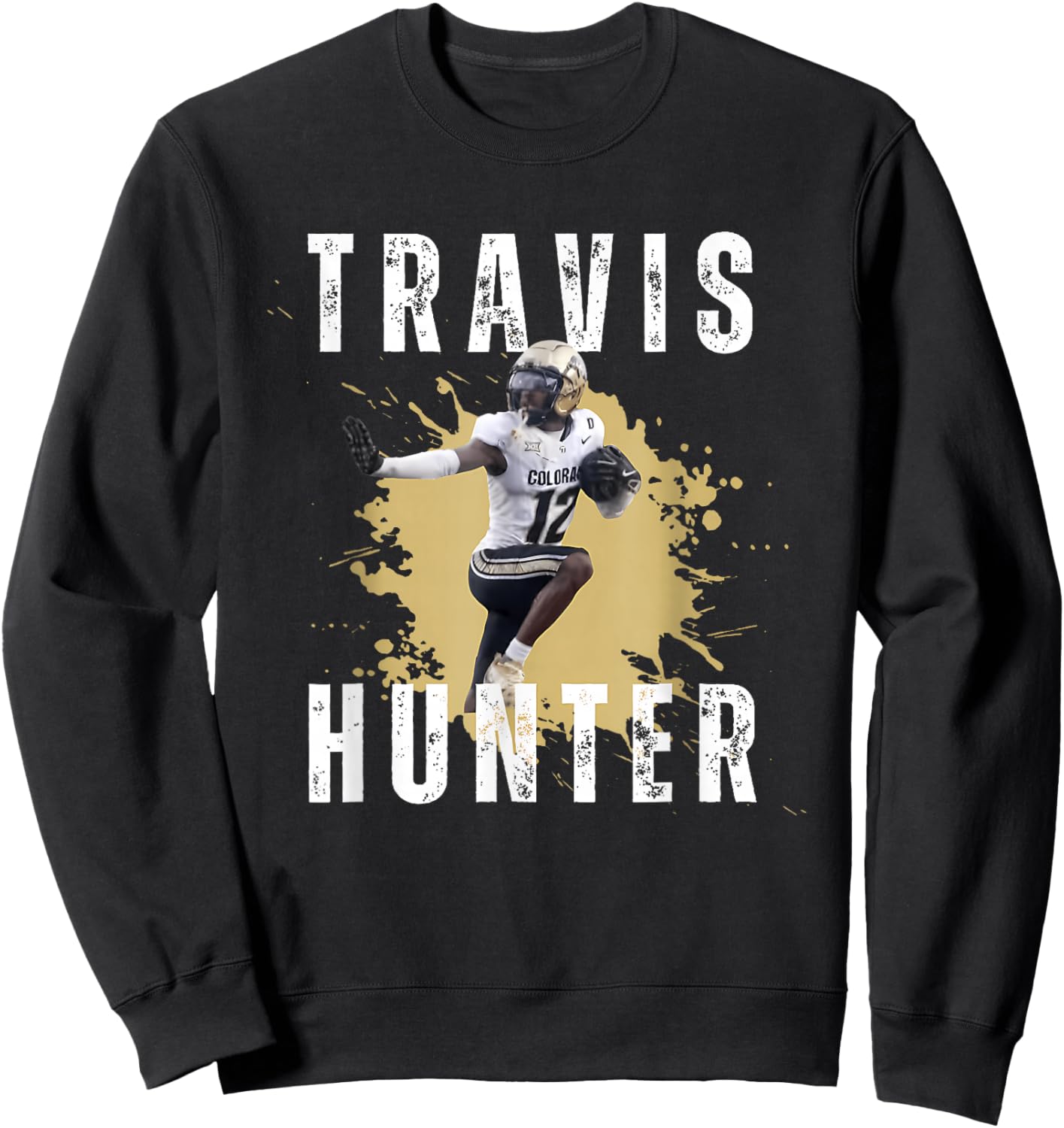 Travis Hunter Design 90s - Funny Sweatshirt - Sweatshirt | Black