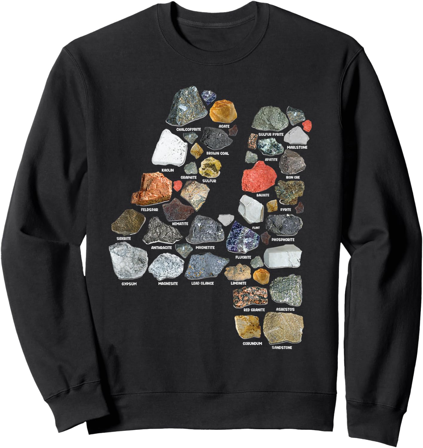 Geology 4 years Old Rock Collecting 4th Birthday Sweatshirt - Sweatshirt | Black