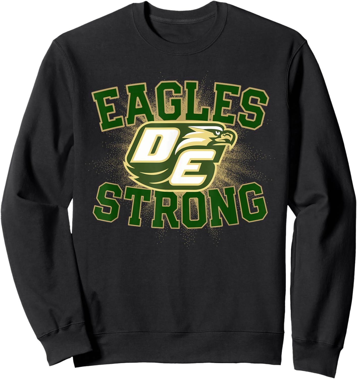 Desoto Eagles Logo Strong Flag HS Sweatshirt - Sweatshirt | Black