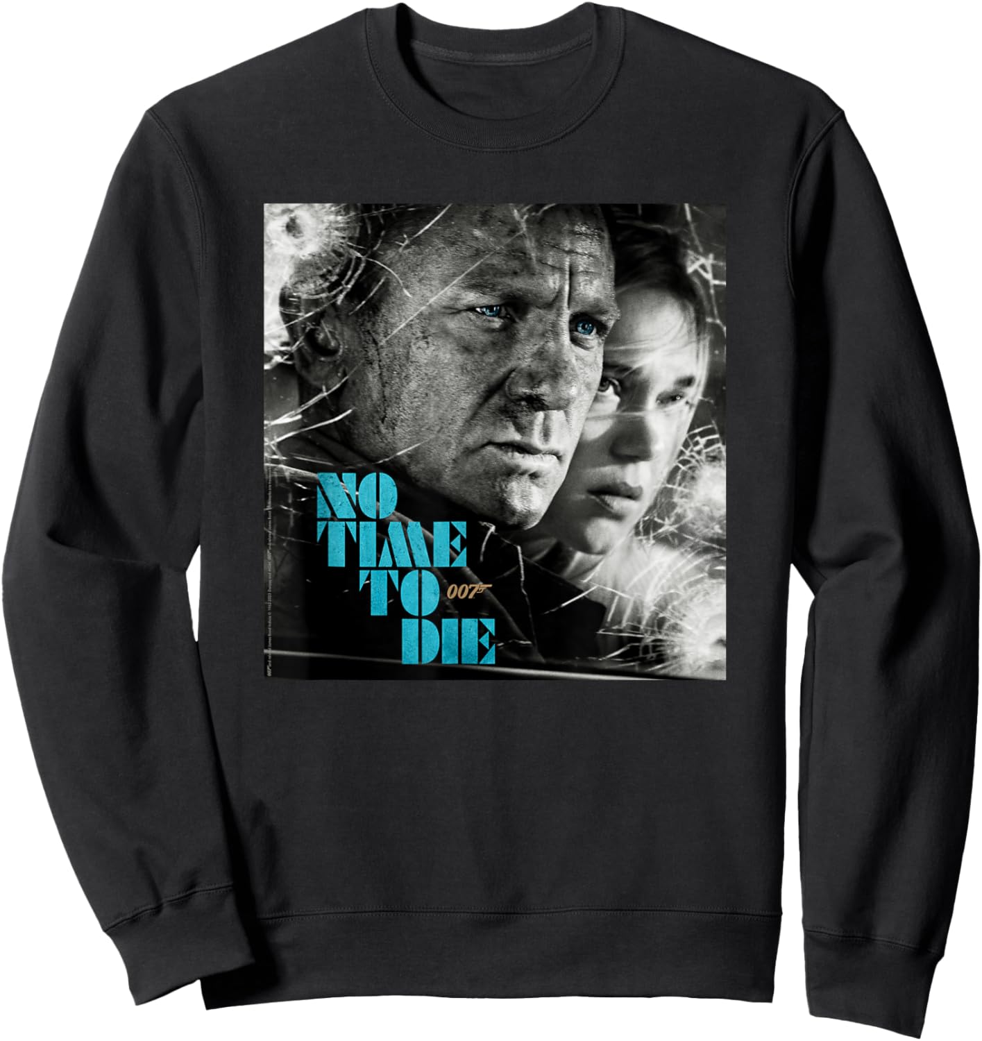 Official James Bond 007 No Time to Die Sweatshirt - Sweatshirt | Black